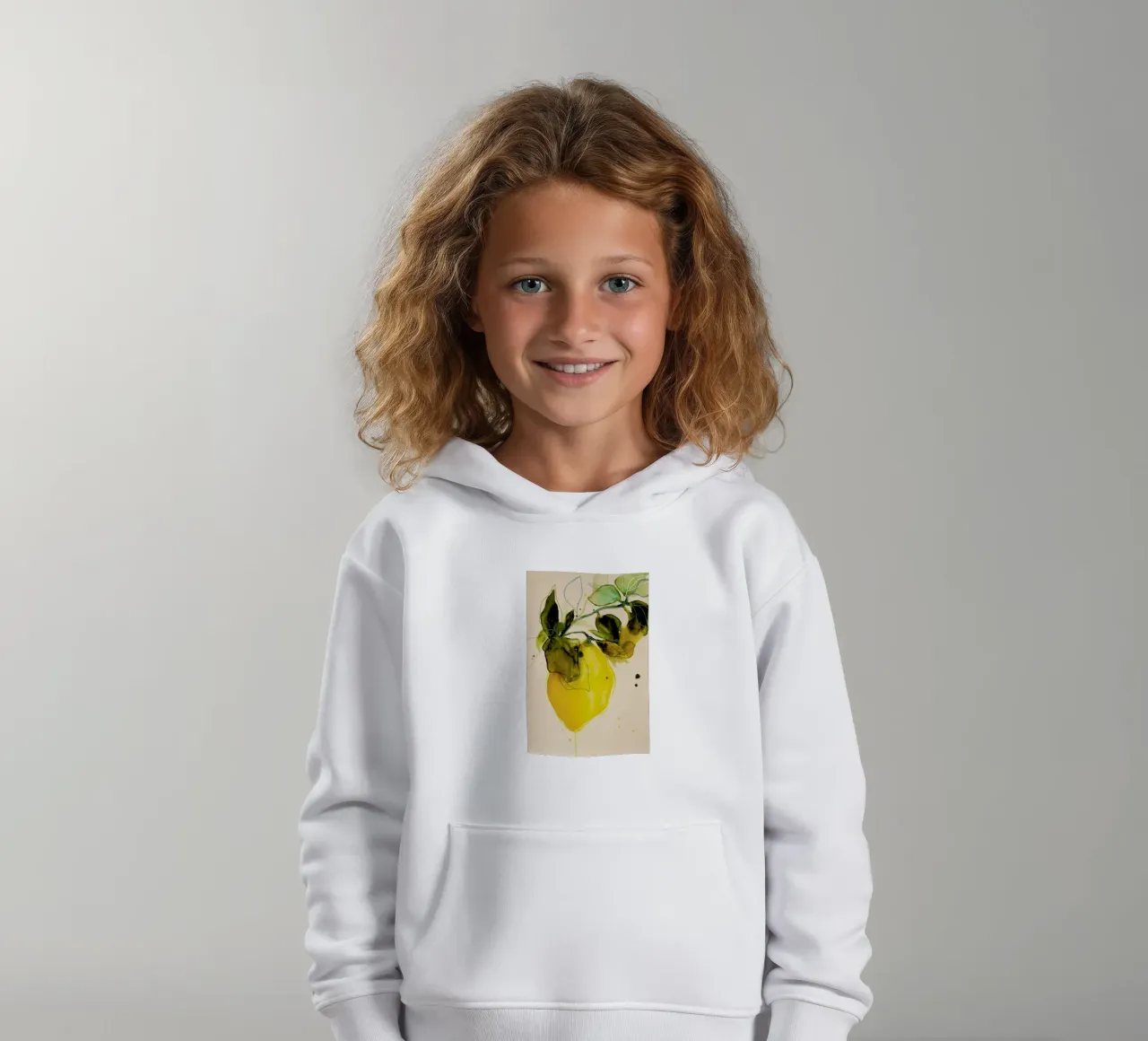 Lemonstudy 03 felpa bambino con cappuccio da Leigh Viner