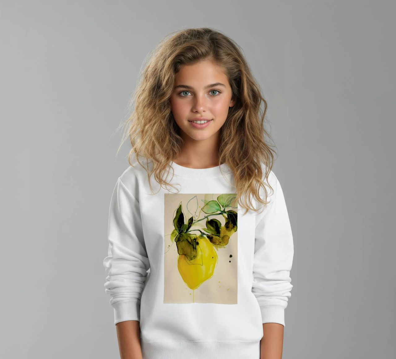 Lemonstudy 03 felpa bambino da Leigh Viner