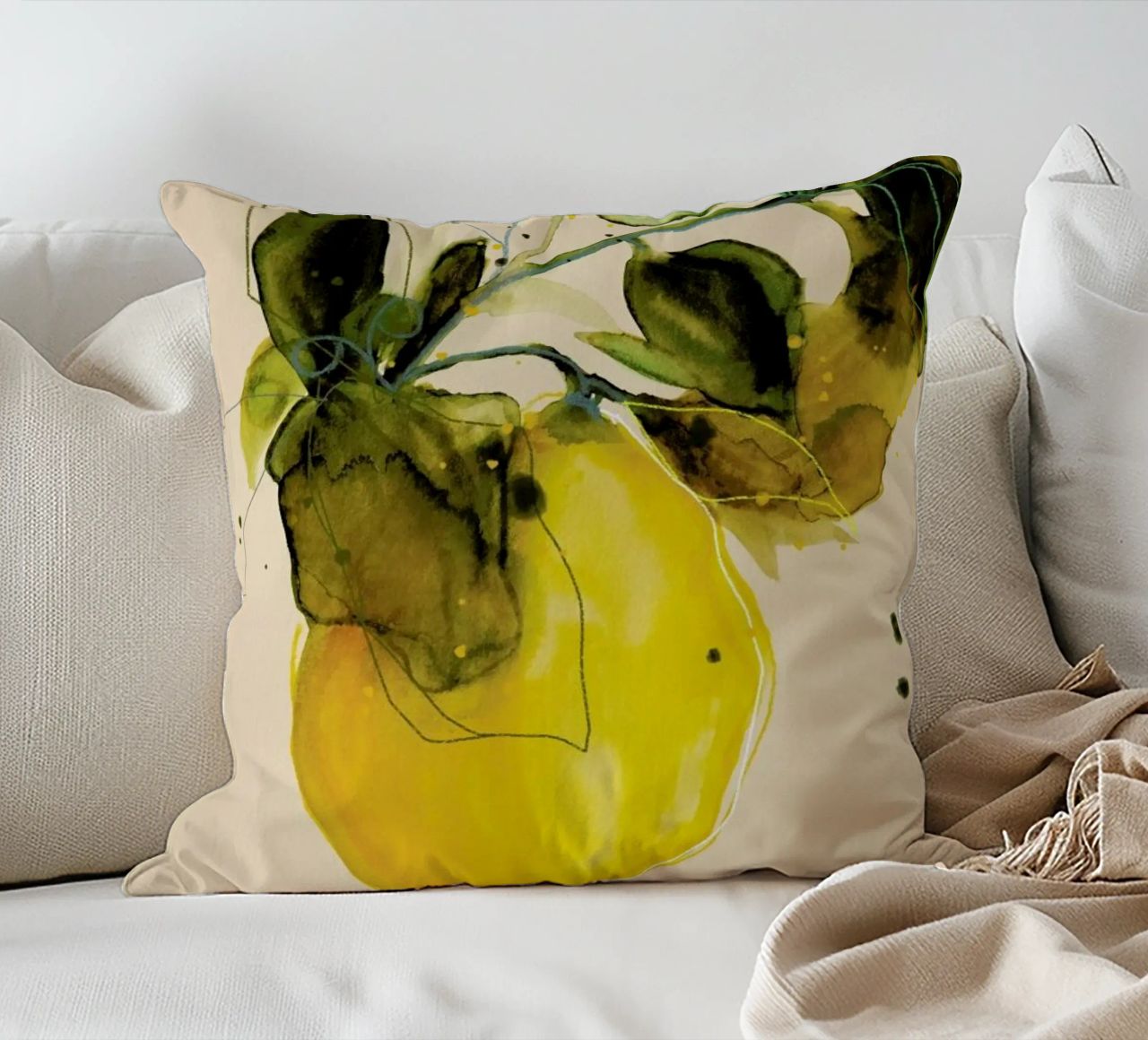 Lemonstudy 03 cuscino da Leigh Viner