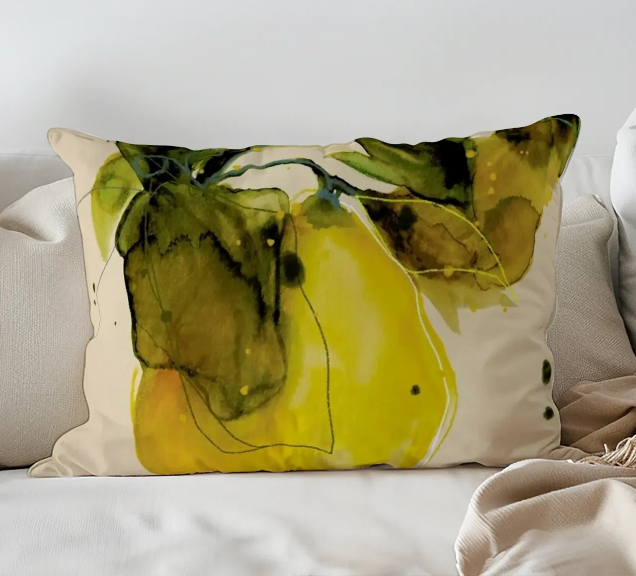 Lemonstudy 03 cuscino da Leigh Viner