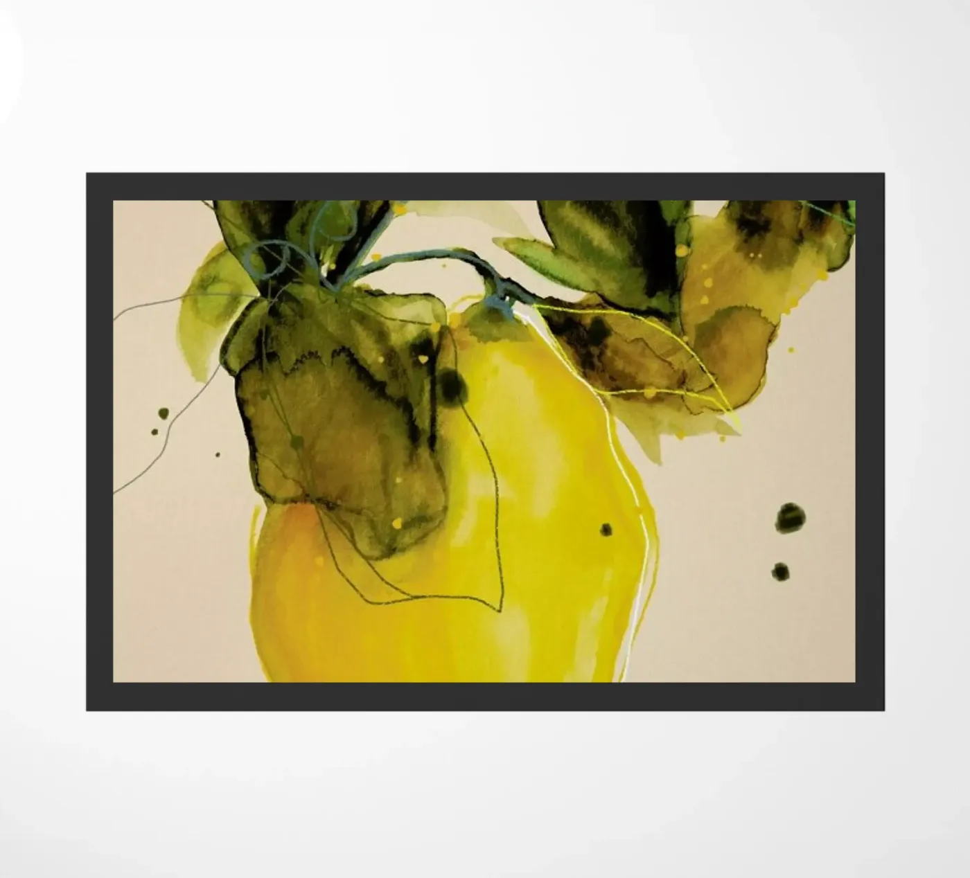Lemonstudy 03 deurmat van Leigh Viner