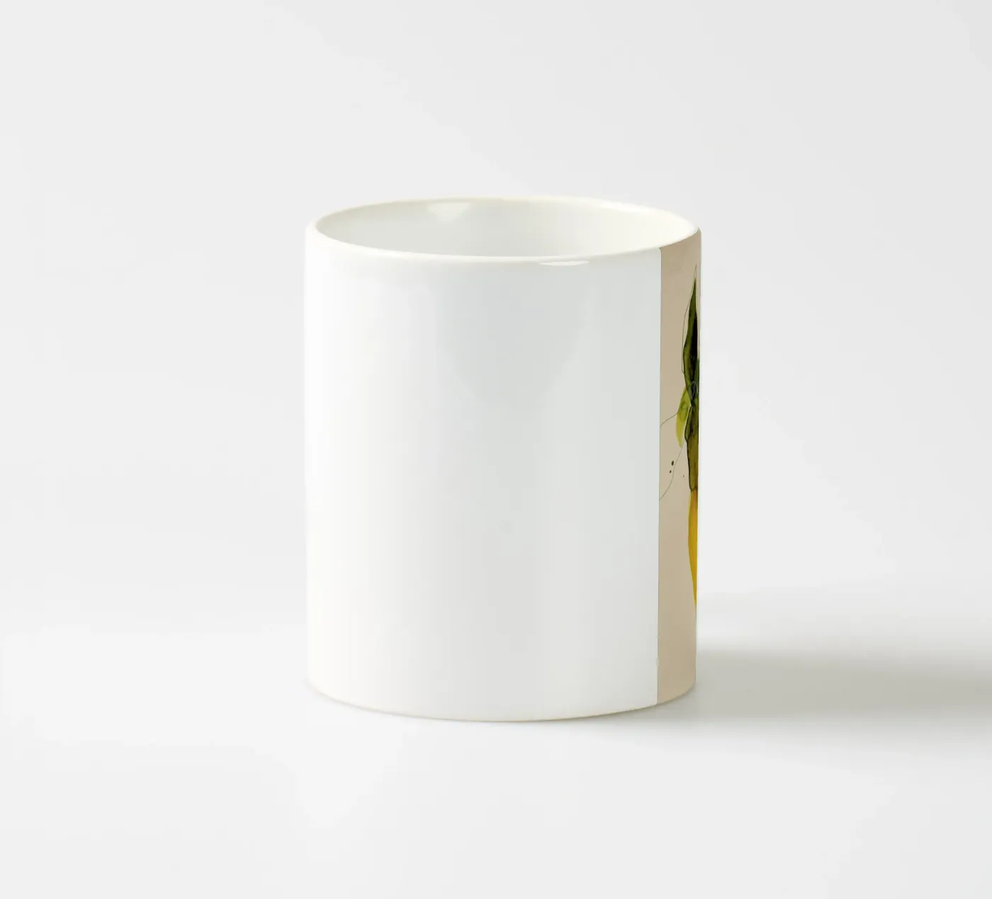 Lemonstudy 03 ceramic mug by Leigh Viner