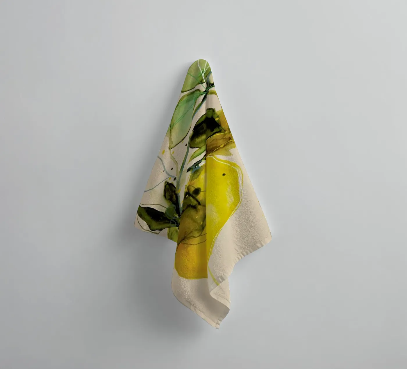 Lemonstudy 03 badhanddoek van Leigh Viner