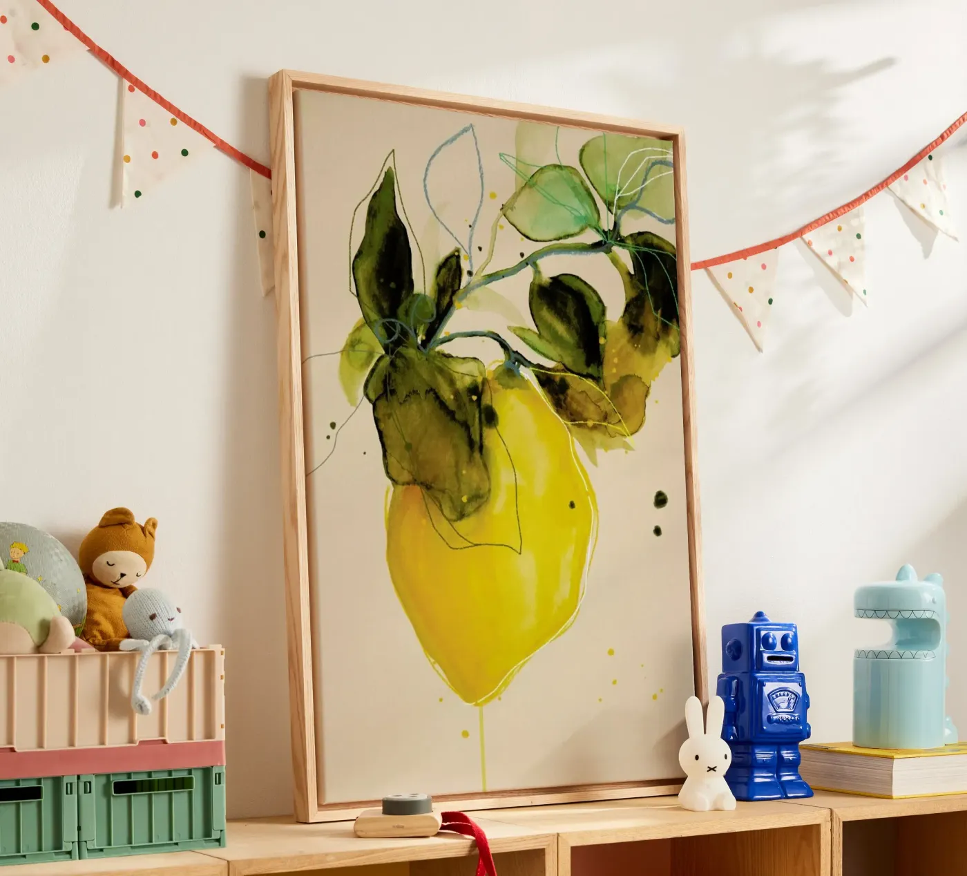 Lemonstudy 03 canvas by Leigh Viner