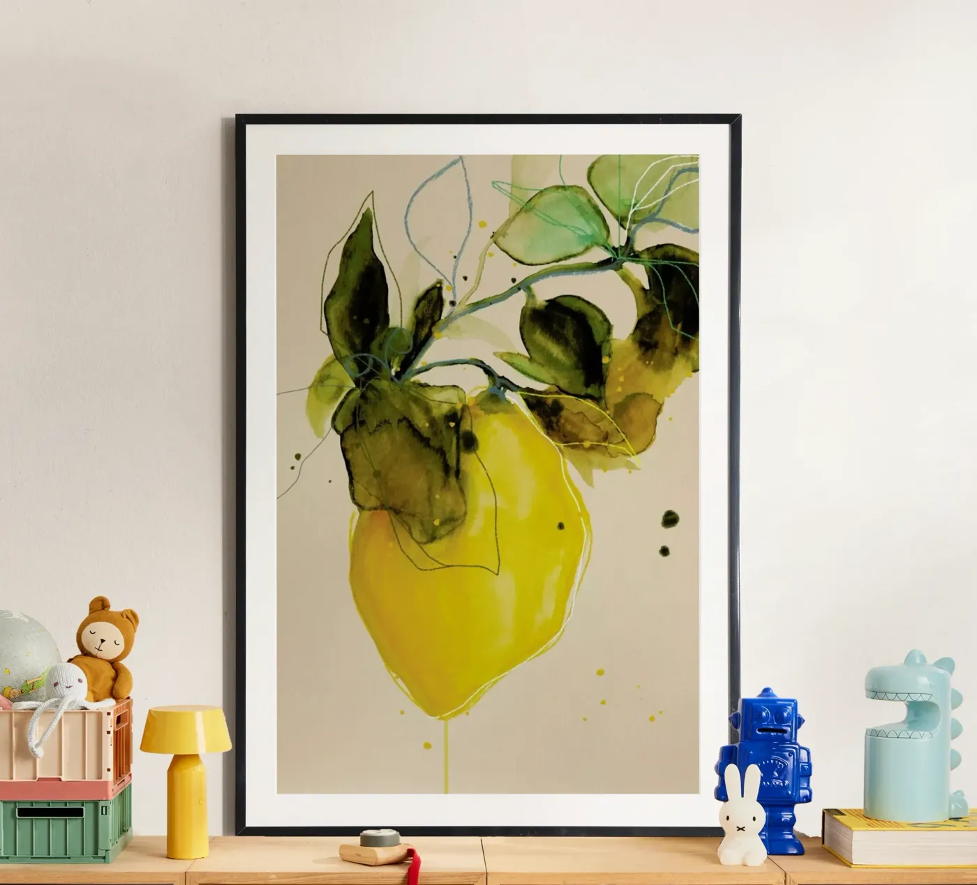 Lemonstudy 03 poster by Leigh Viner
