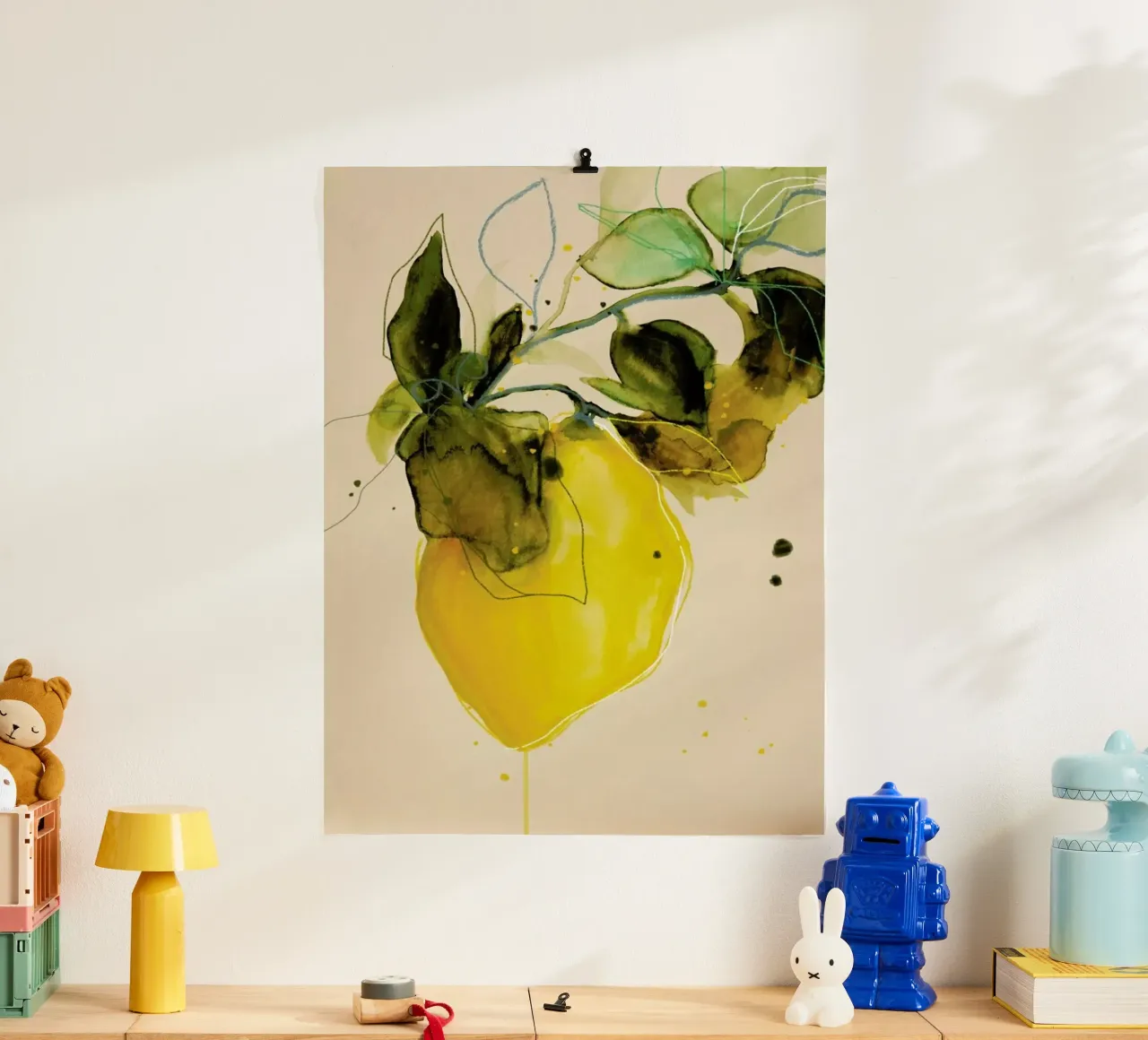 Lemonstudy 03 poster by Leigh Viner