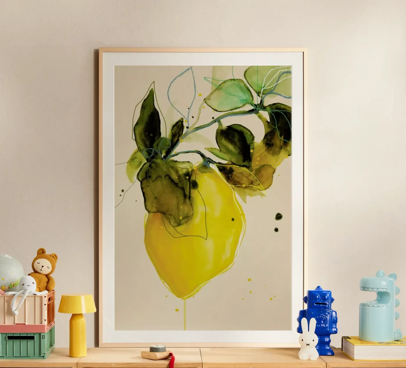 Lemonstudy 03 poster by Leigh Viner