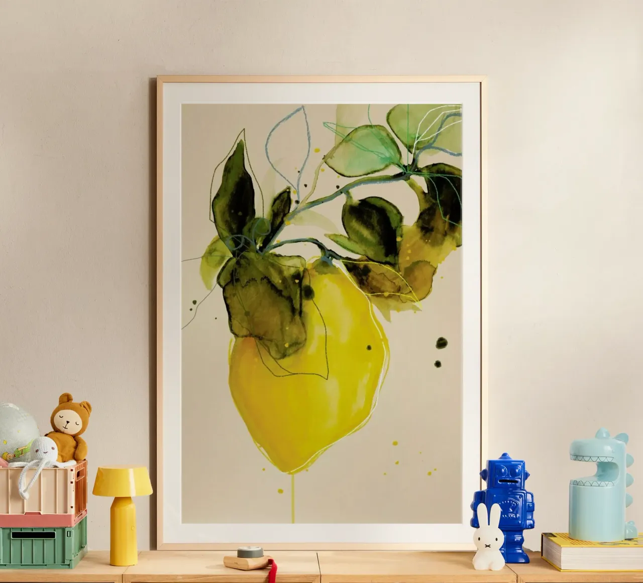 Lemonstudy 03 poster by Leigh Viner