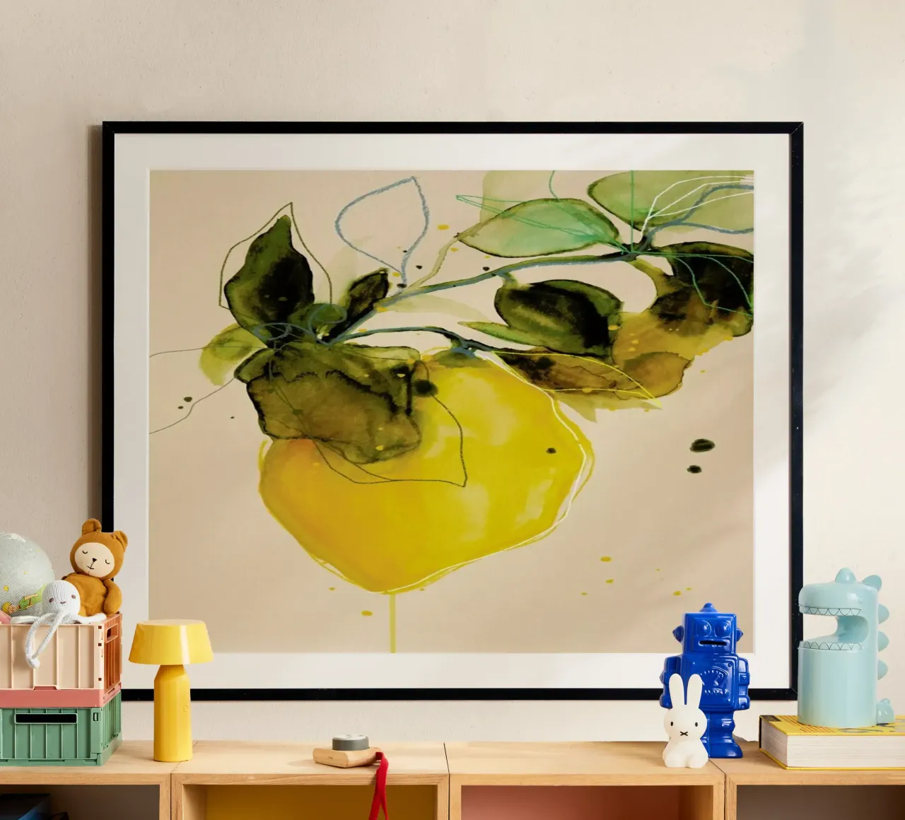 Lemonstudy 03 poster by Leigh Viner