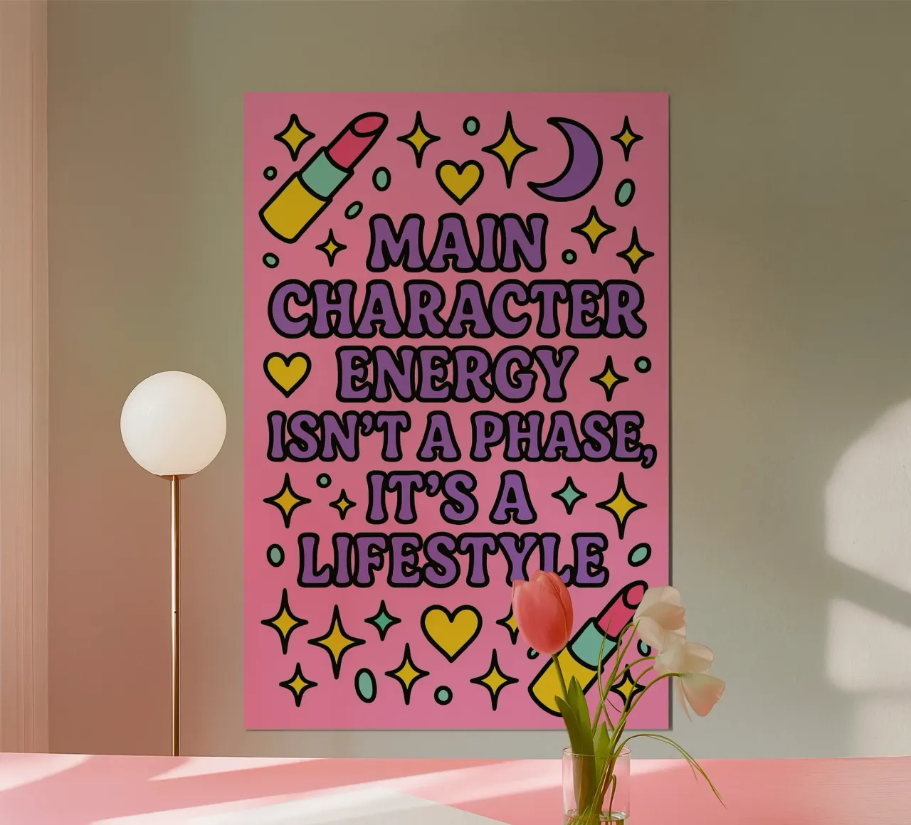Main Character Energy poster da Marie Rosedale