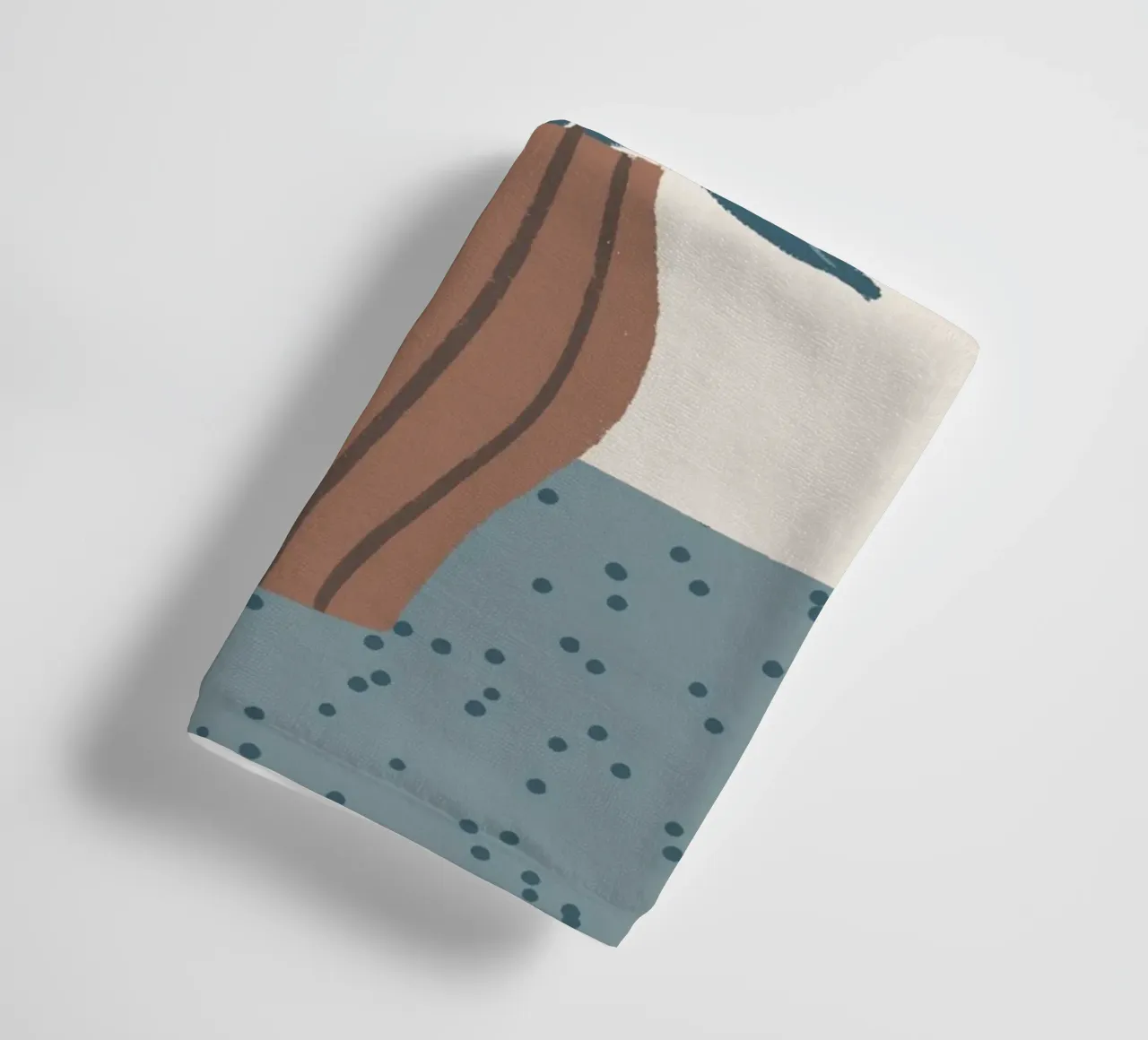 Fiori marroni in un vaso - Natura morta floreale minimalista asciugamano da bagno da Wackapacka