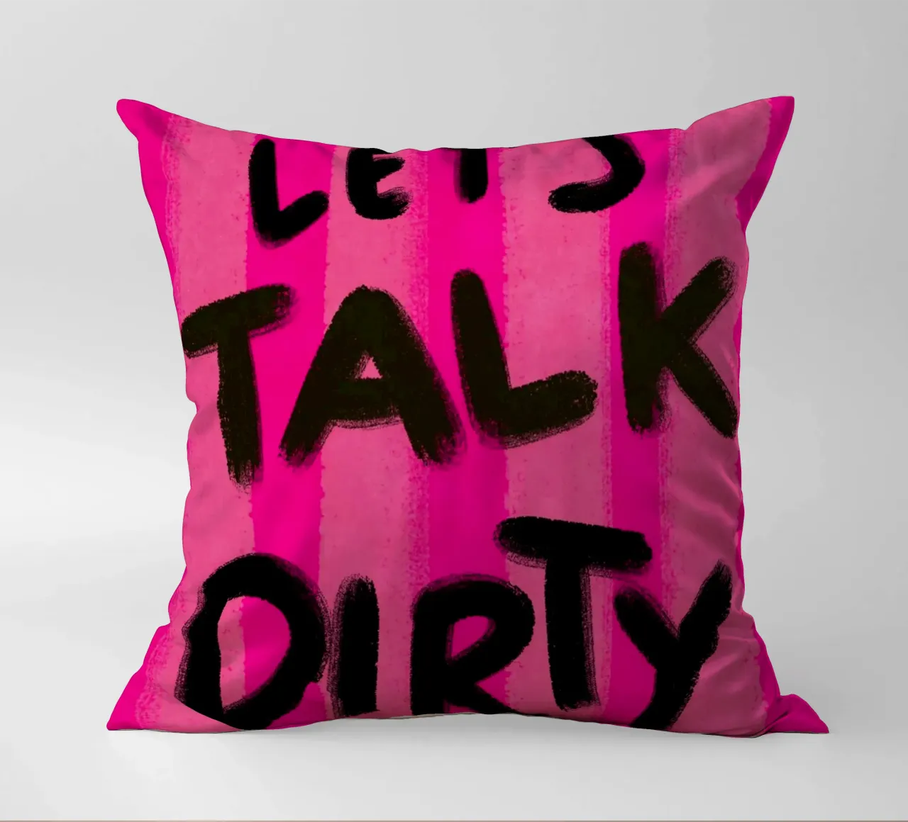 Let's talk Dirty - Handlettering cuscino da Illustration Raissa Oltmanns