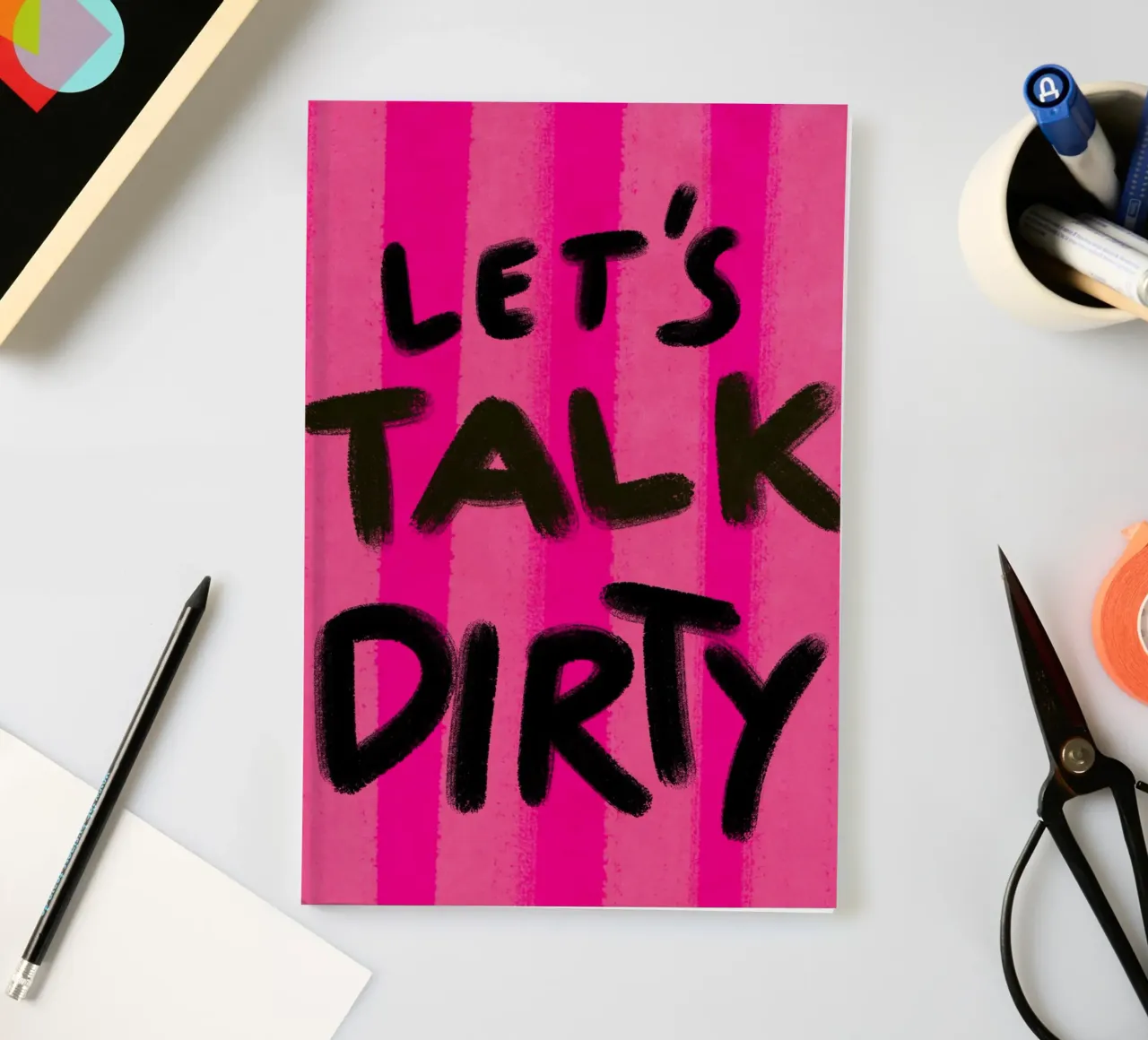 Let's talk Dirty - Handlettering diario da Illustration Raissa Oltmanns