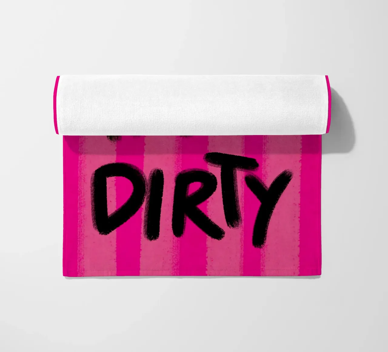 Let's talk Dirty - Handlettering telo mare da Illustration Raissa Oltmanns