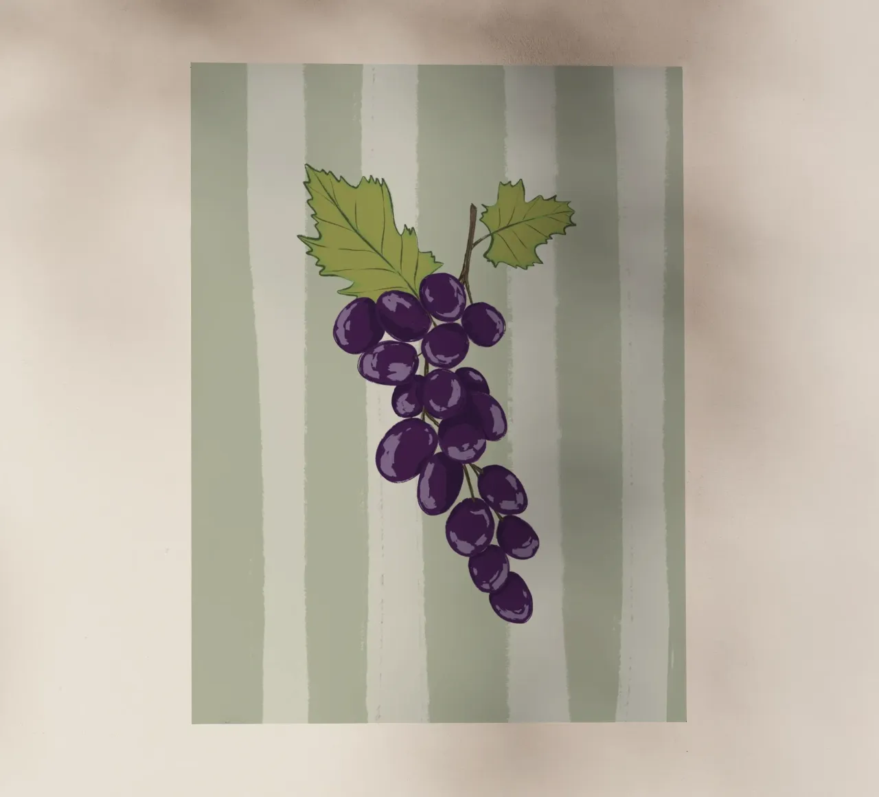 Uva su strisce verdi. pellicola backlit da Sixmai