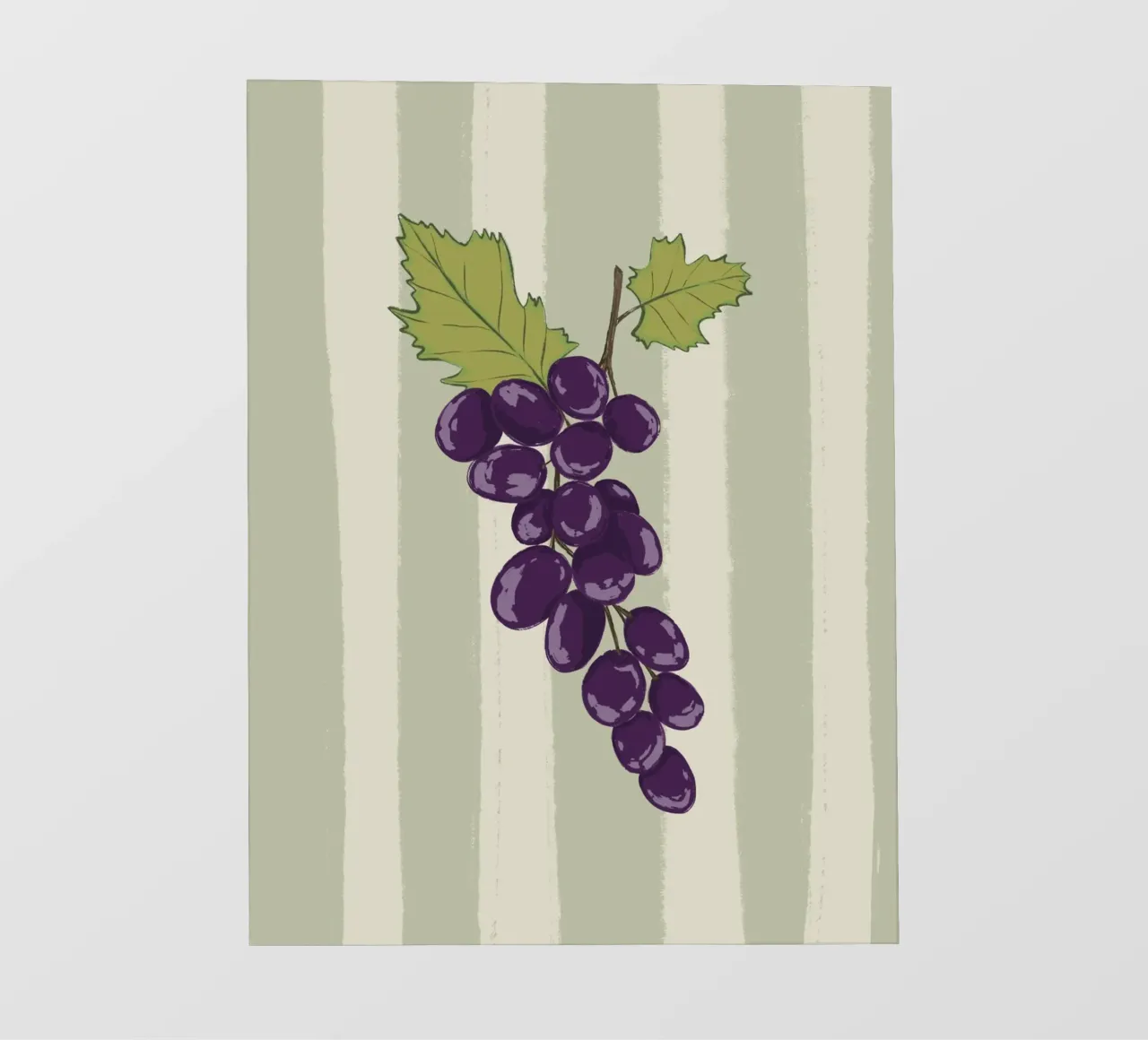 Uva su strisce verdi. pellicola backlit da Sixmai