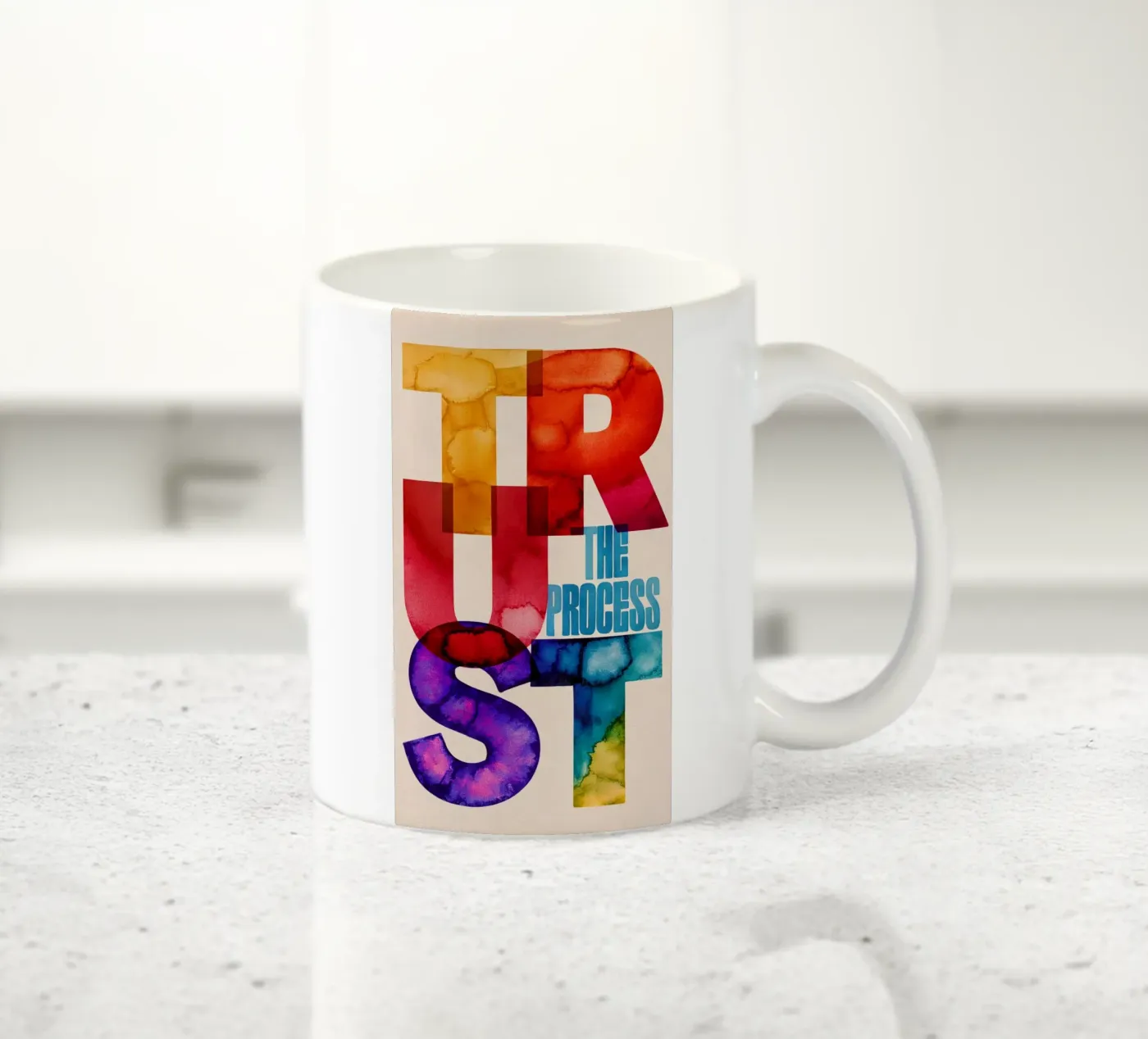 TRUST ceramic mug by 20 Farben