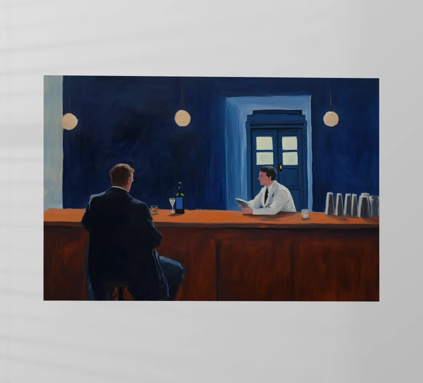 Bar vuoto pellicola backlit da Art Center