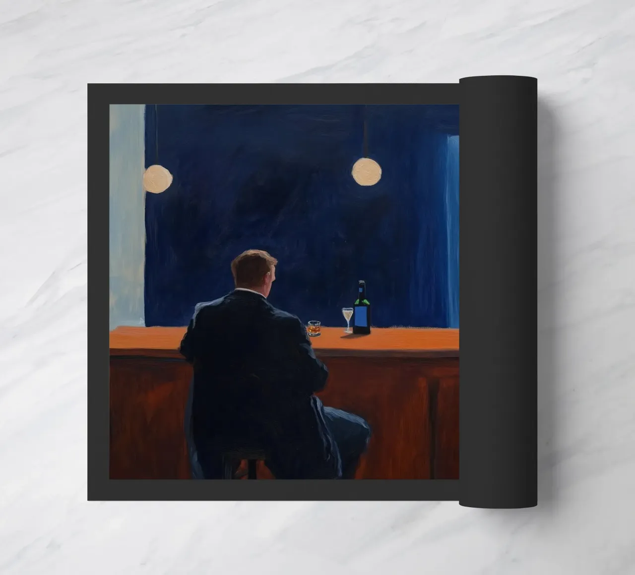 Empty Bar doormat by Art Center