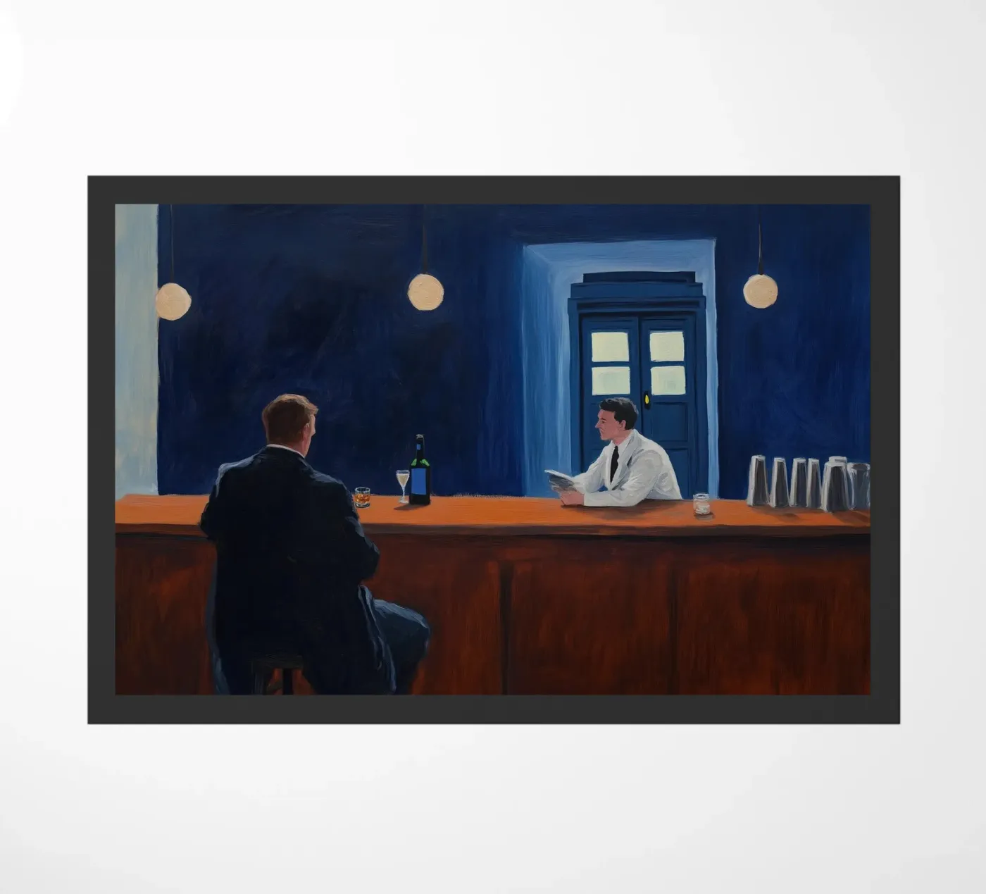 Empty Bar doormat by Art Center