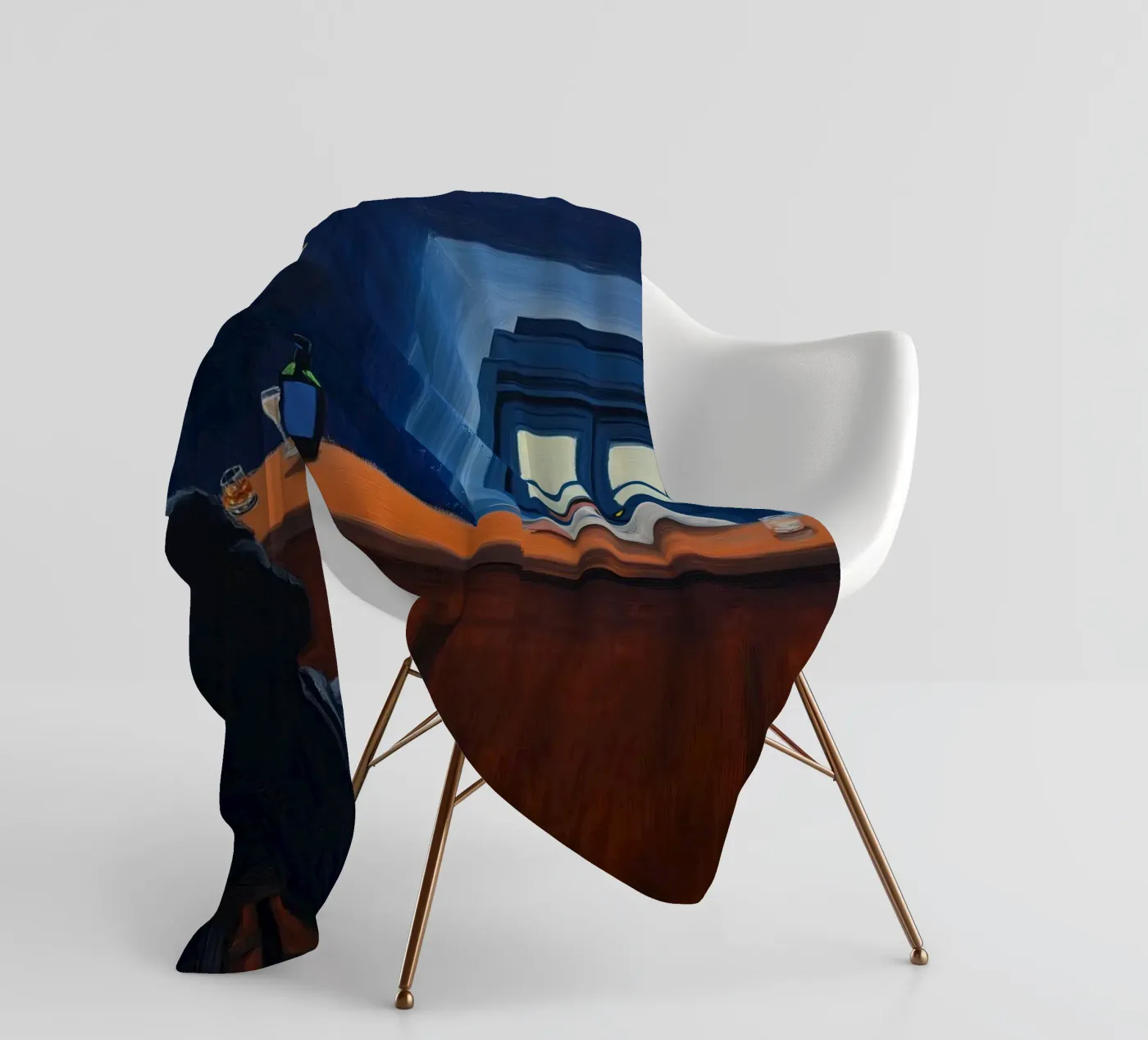 Empty Bar Fleecedecke von Art Center