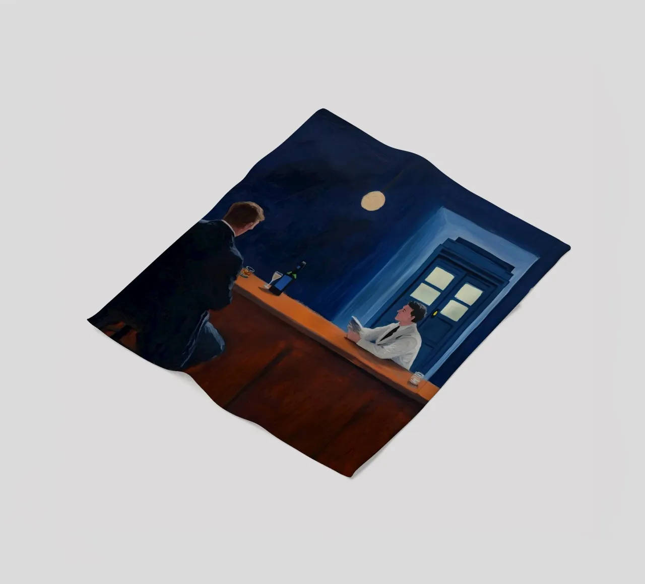 Empty Bar Fleecedecke von Art Center