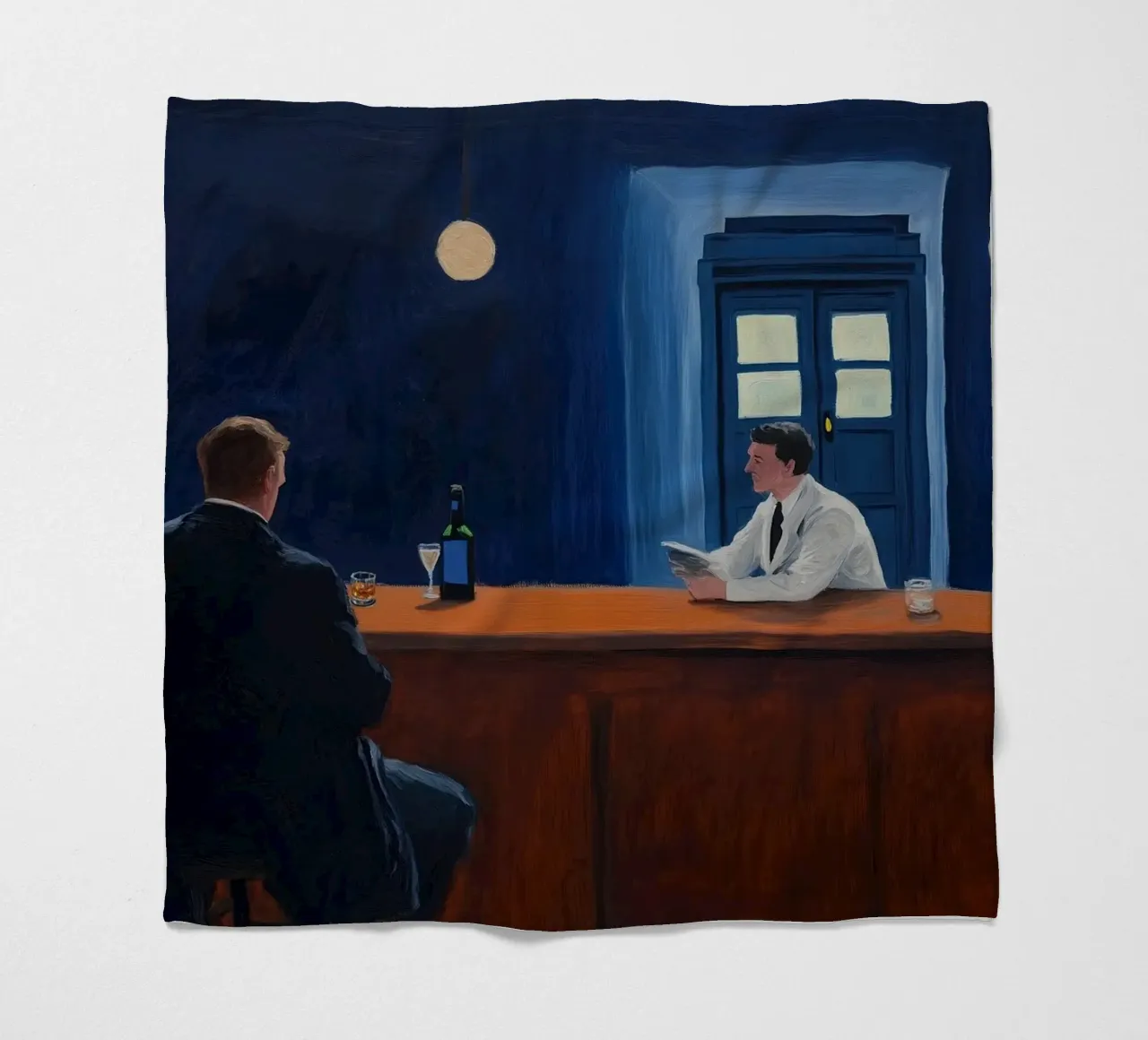 Empty Bar Fleecedecke von Art Center