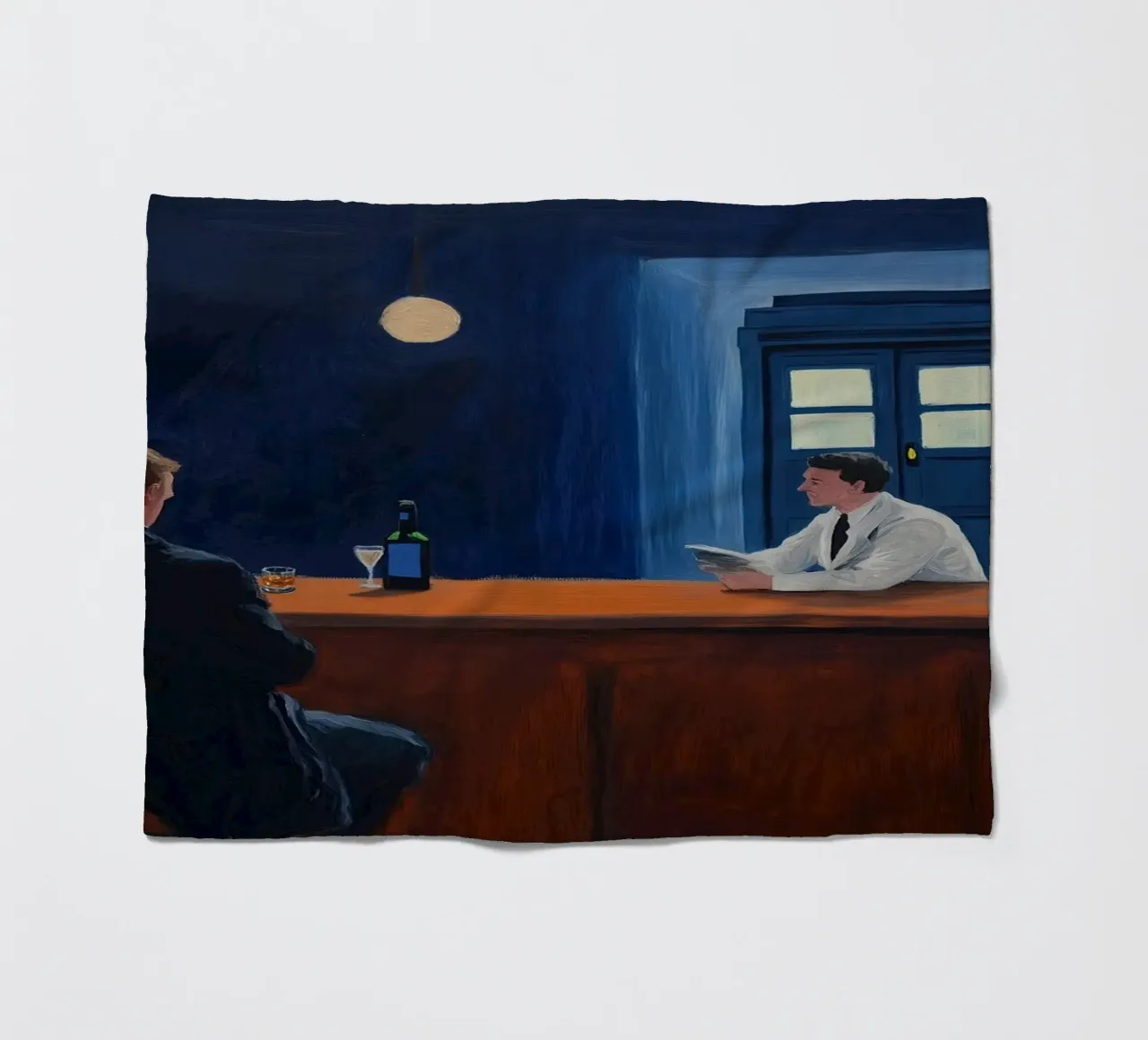 Empty Bar Fleecedecke von Art Center