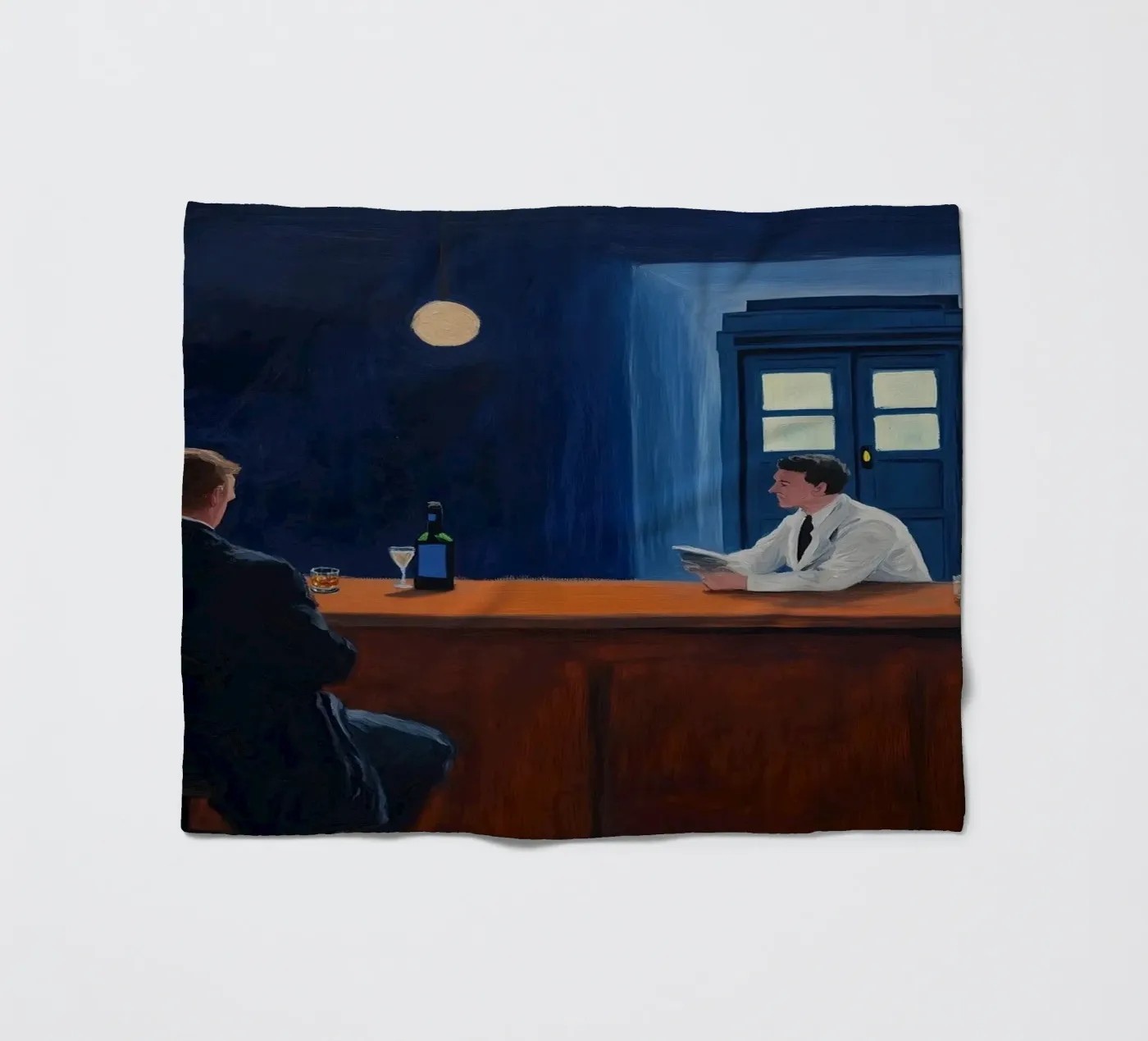 Empty Bar Fleecedecke von Art Center