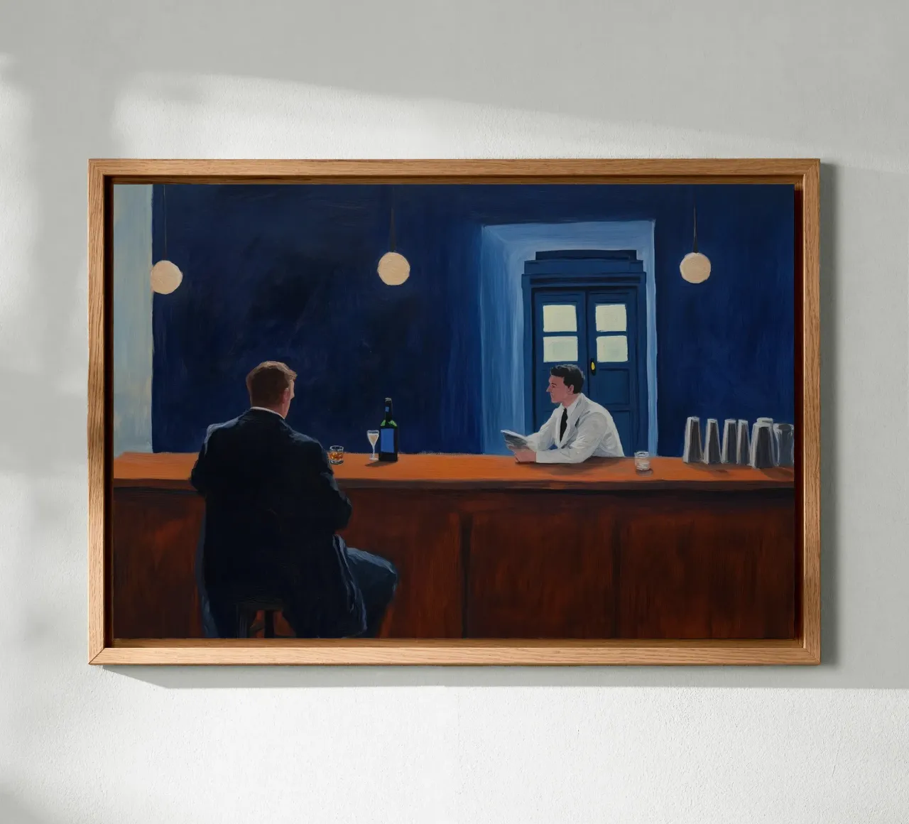 Empty Bar canvas by Art Center
