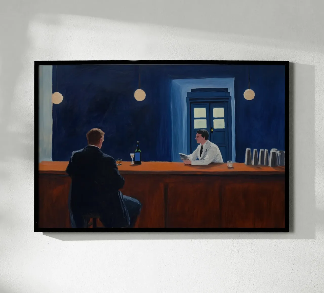 Bar vuoto poster con telaio in plastica da Art Center