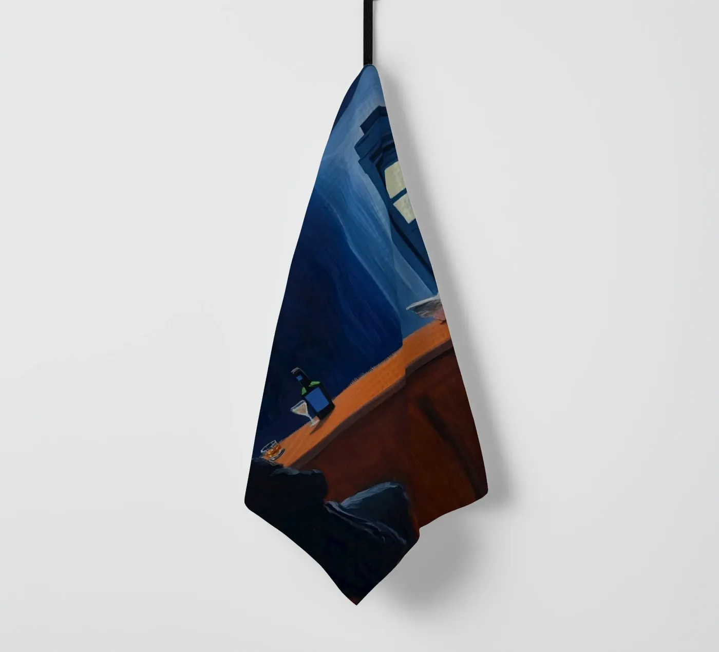Empty Bar tea towel by Art Center