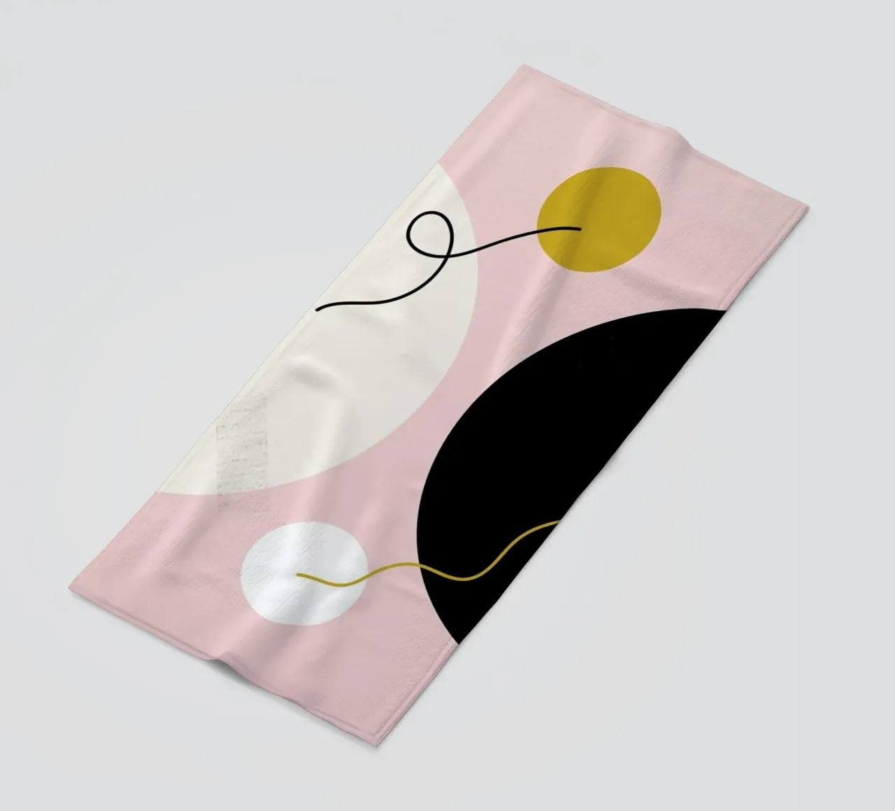 Graphic Art V beach towel by Linda Gobeta