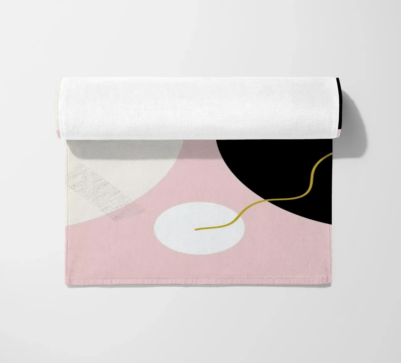 Graphic Art V beach towel by Linda Gobeta