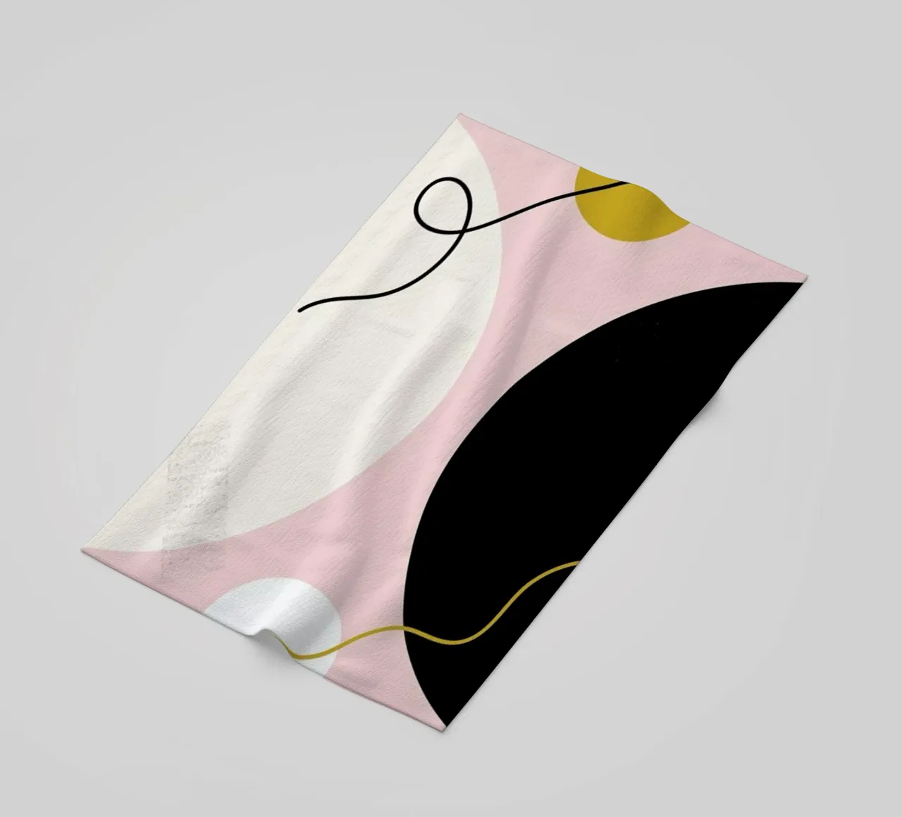 Graphic Art V beach towel by Linda Gobeta