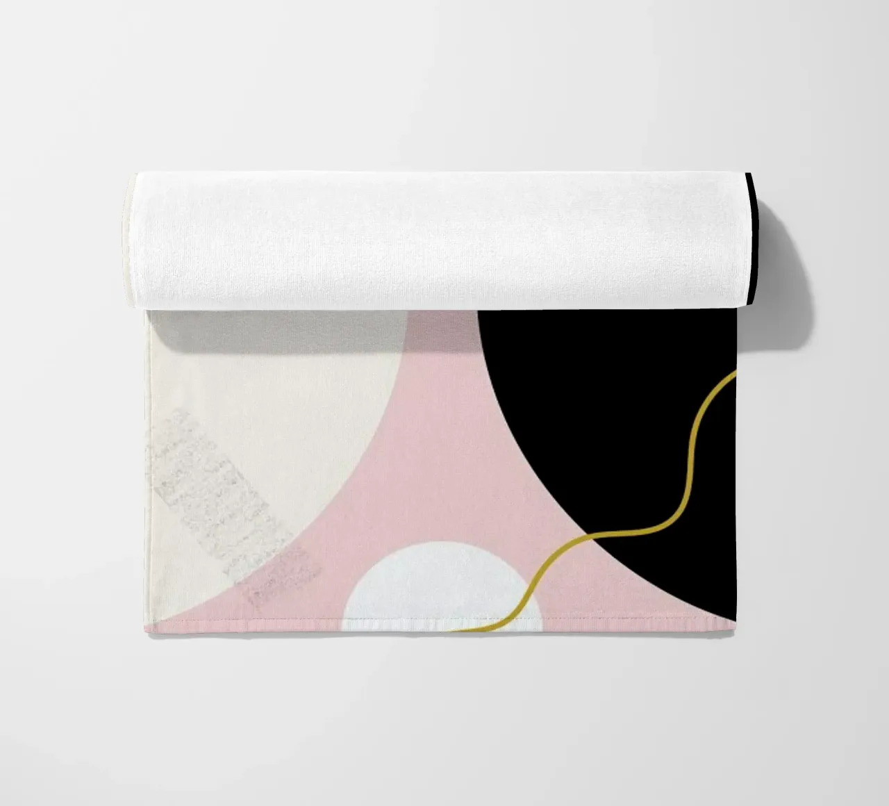 Graphic Art V beach towel by Linda Gobeta