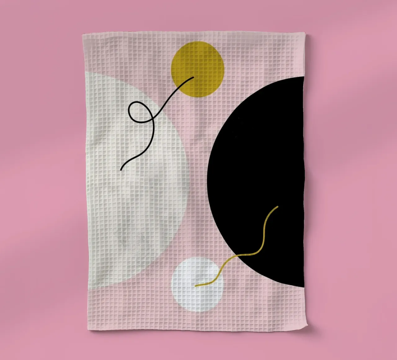 Graphic Art V tea towel by Linda Gobeta