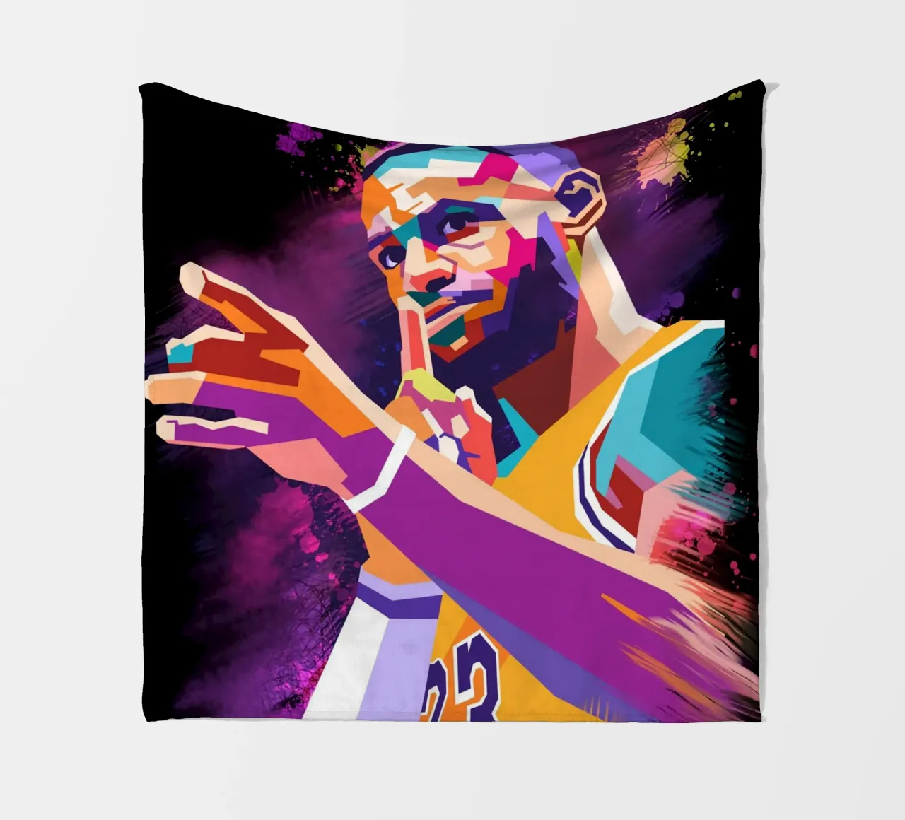 L'iconico giocatore di basket Lebron James coperta in pile da Hantamrata