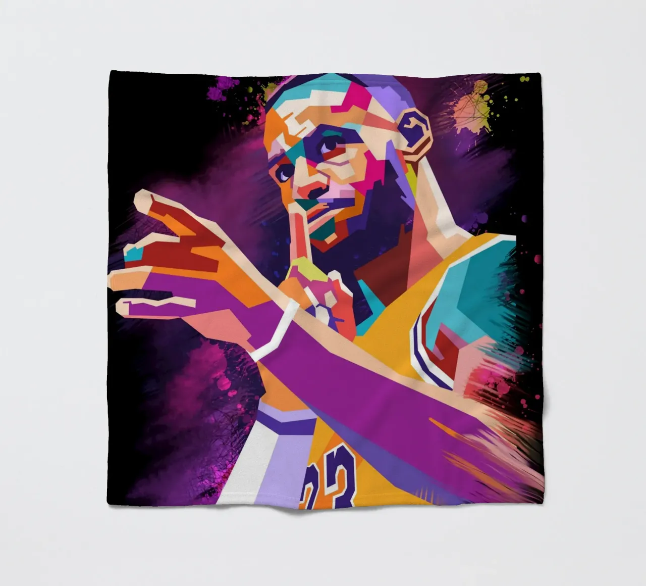 L'iconico giocatore di basket Lebron James coperta in pile da Hantamrata