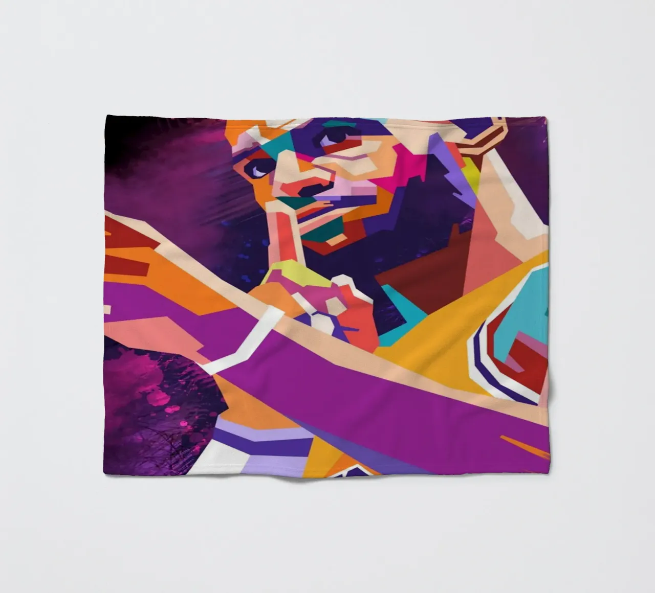 L'iconico giocatore di basket Lebron James coperta in pile da Hantamrata