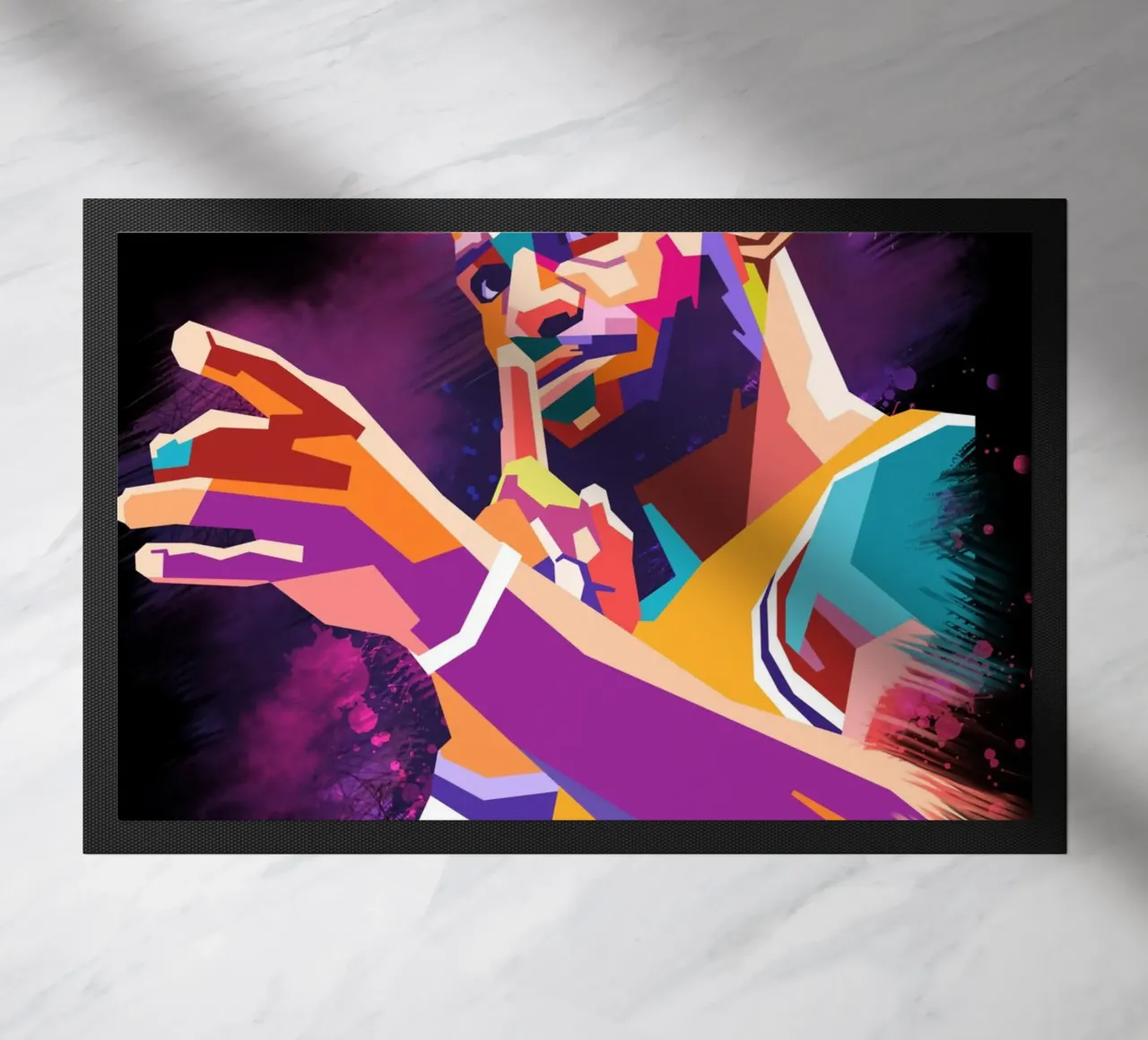 L'iconico giocatore di basket Lebron James zerbino da Hantamrata