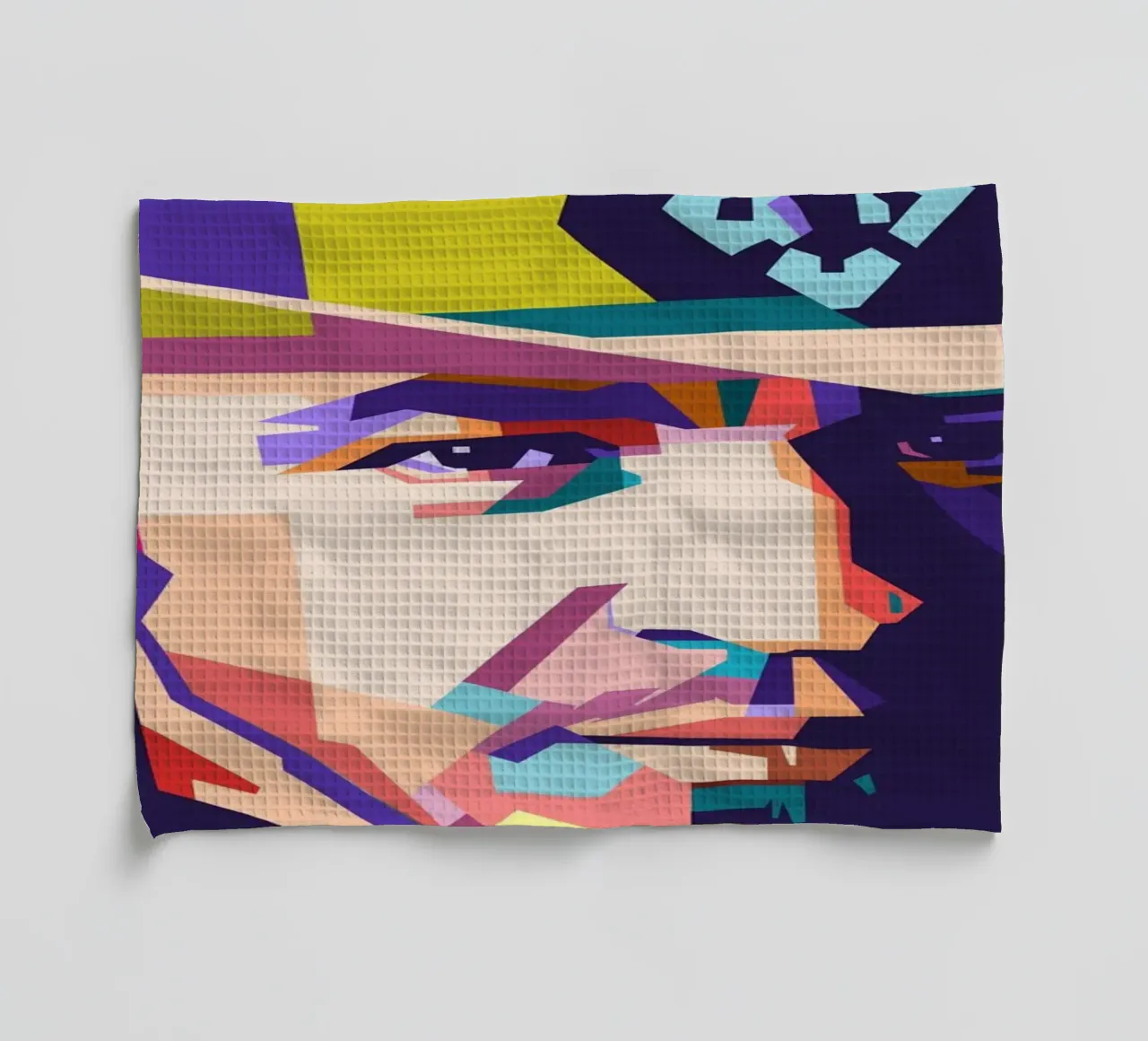 Ritratto pop art di Stevie Ray Vaughan canovaccio da cucina da Hantamrata