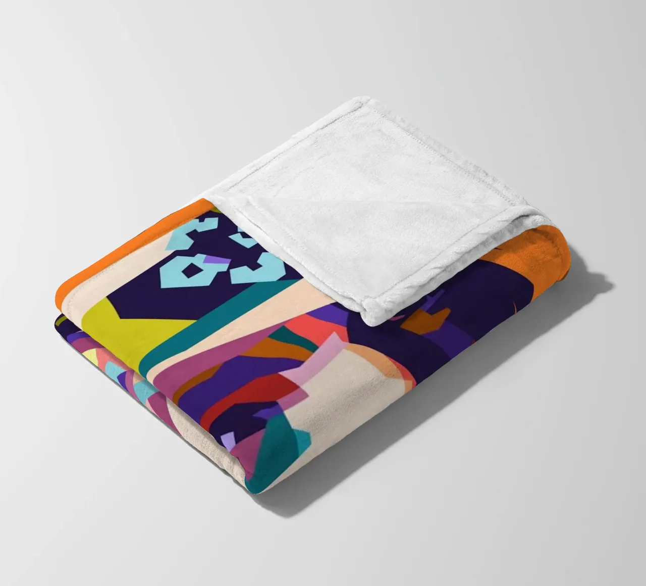 Ritratto pop art di Stevie Ray Vaughan coperta in pile da Hantamrata