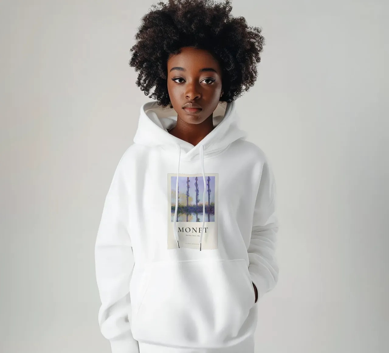 Monet - The Four Trees hoodie van ARTOTHEK