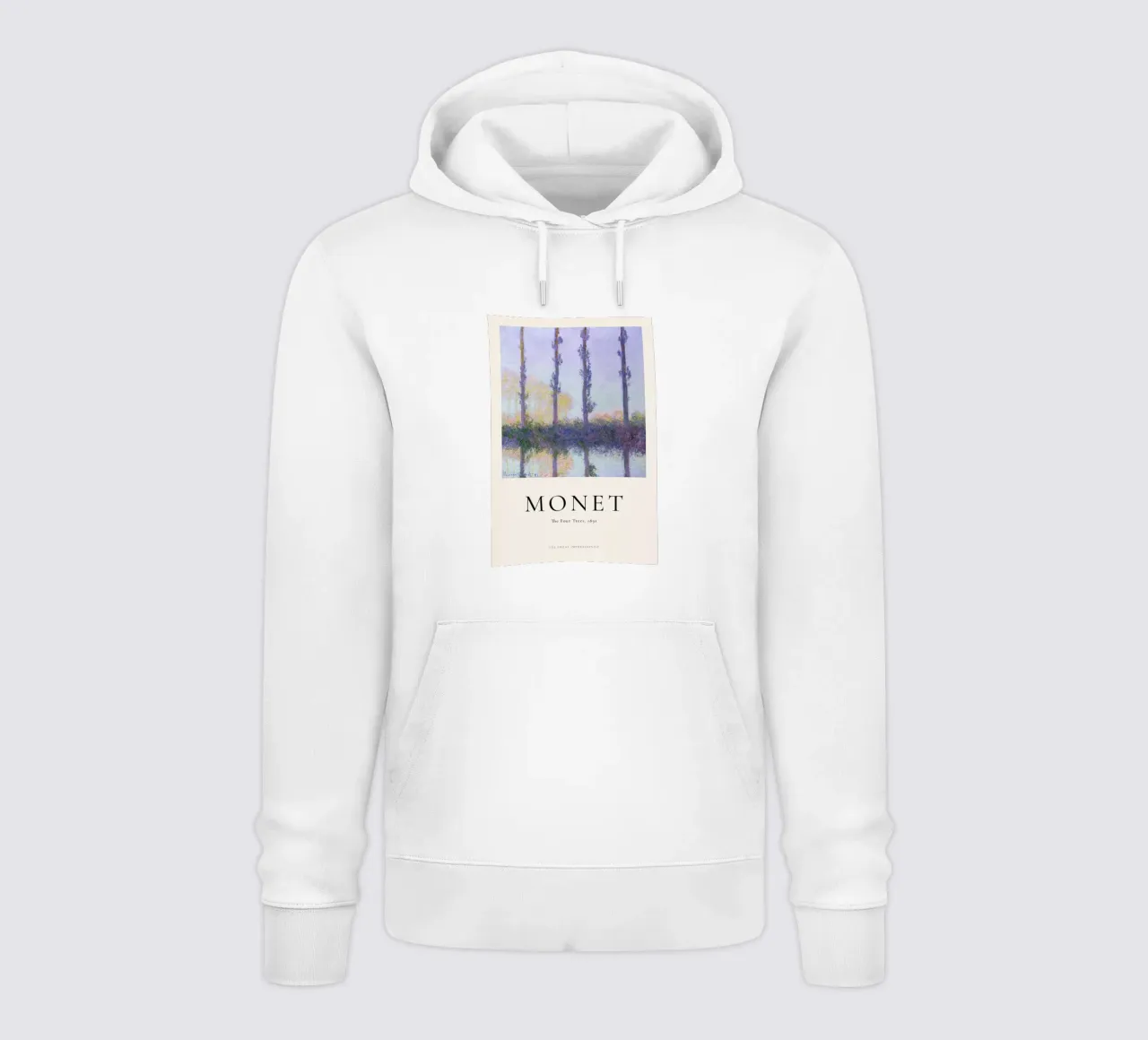 Monet - The Four Trees felpa con cappuccio da ARTOTHEK