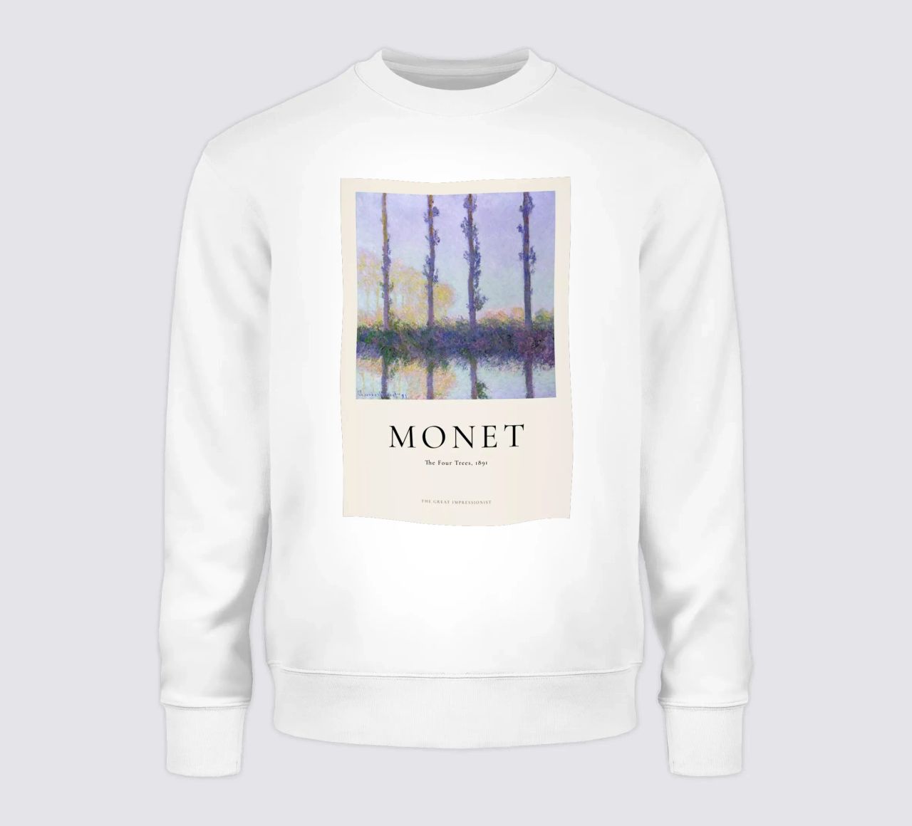 Monet - The Four Trees felpa da ARTOTHEK