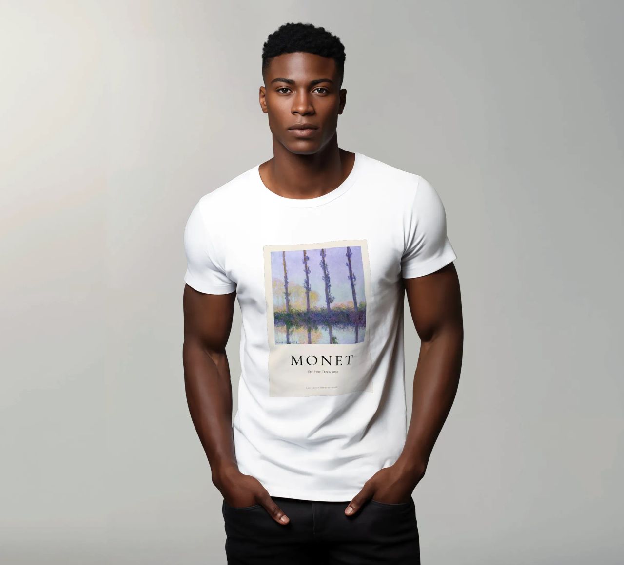 Monet - The Four Trees t-shirt da ARTOTHEK