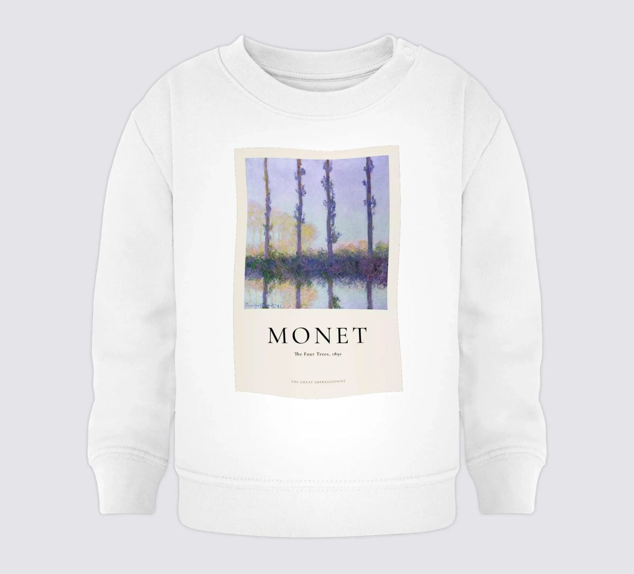 Monet - The Four Trees felpa neonato da ARTOTHEK