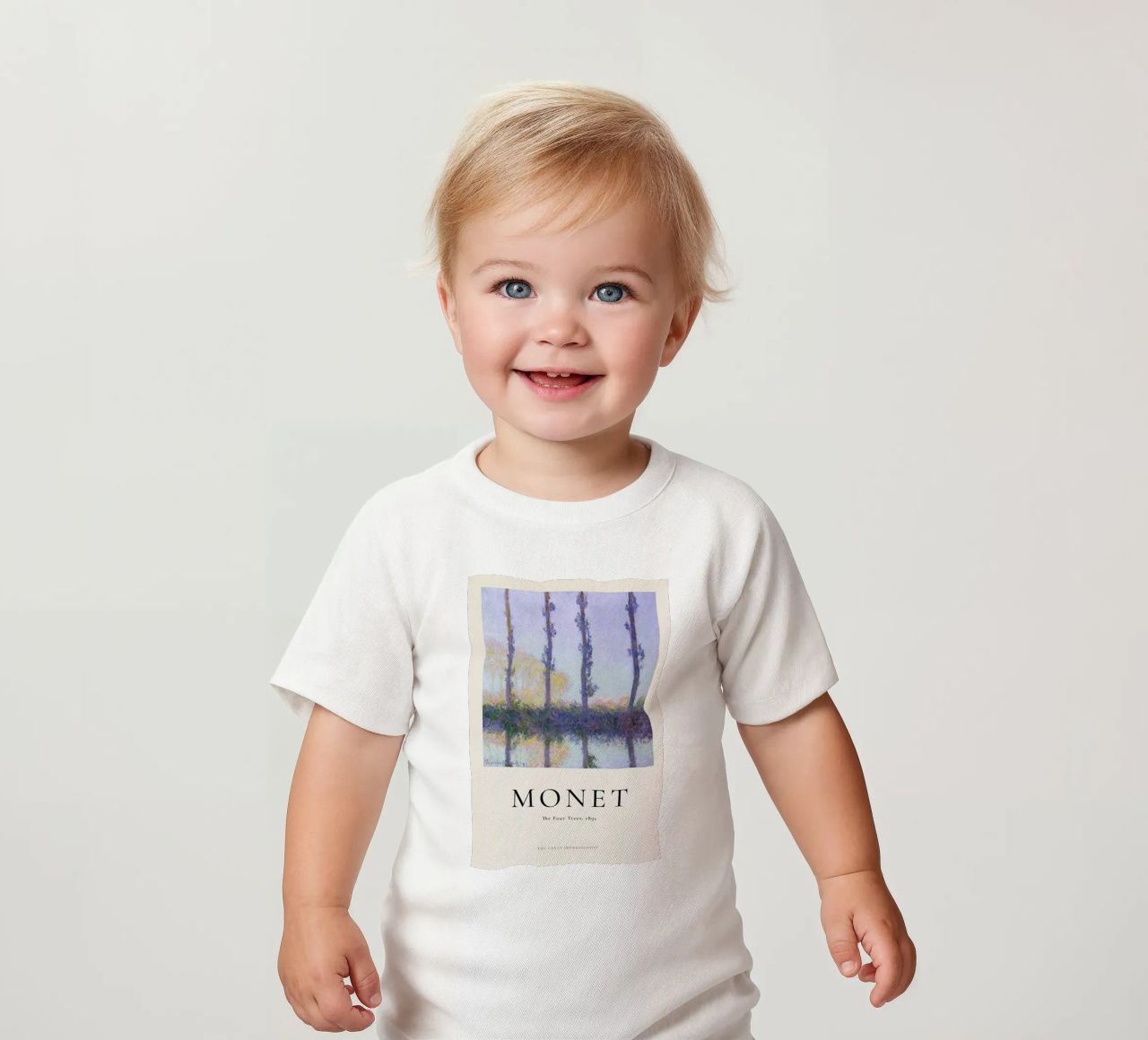 Monet - The Four Trees maglietta neonato da ARTOTHEK