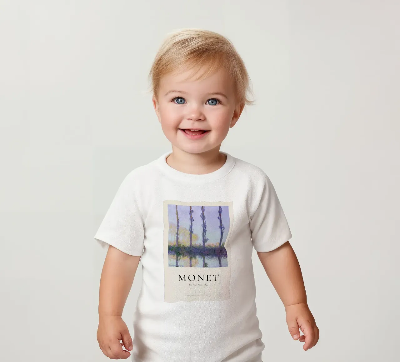 Monet - The Four Trees camiseta de bebé de ARTOTHEK